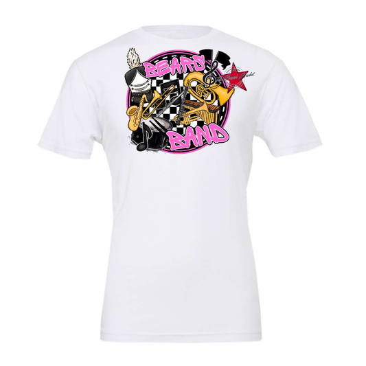 Bears Circle Band Design-Baby Pink