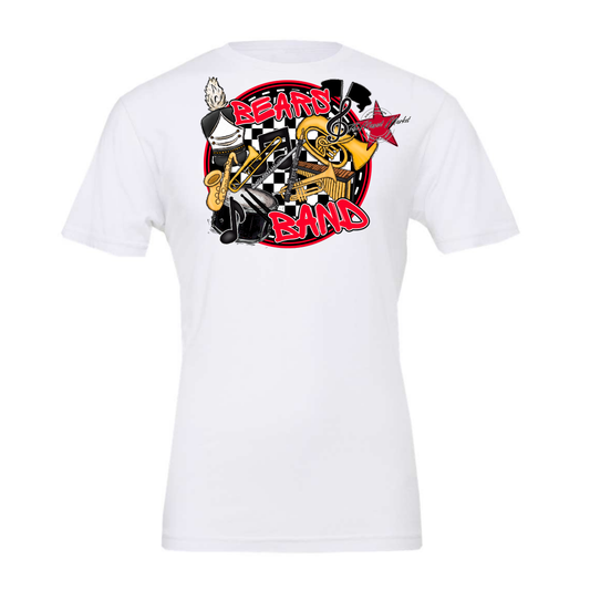 Bears Circle Band Design-Red