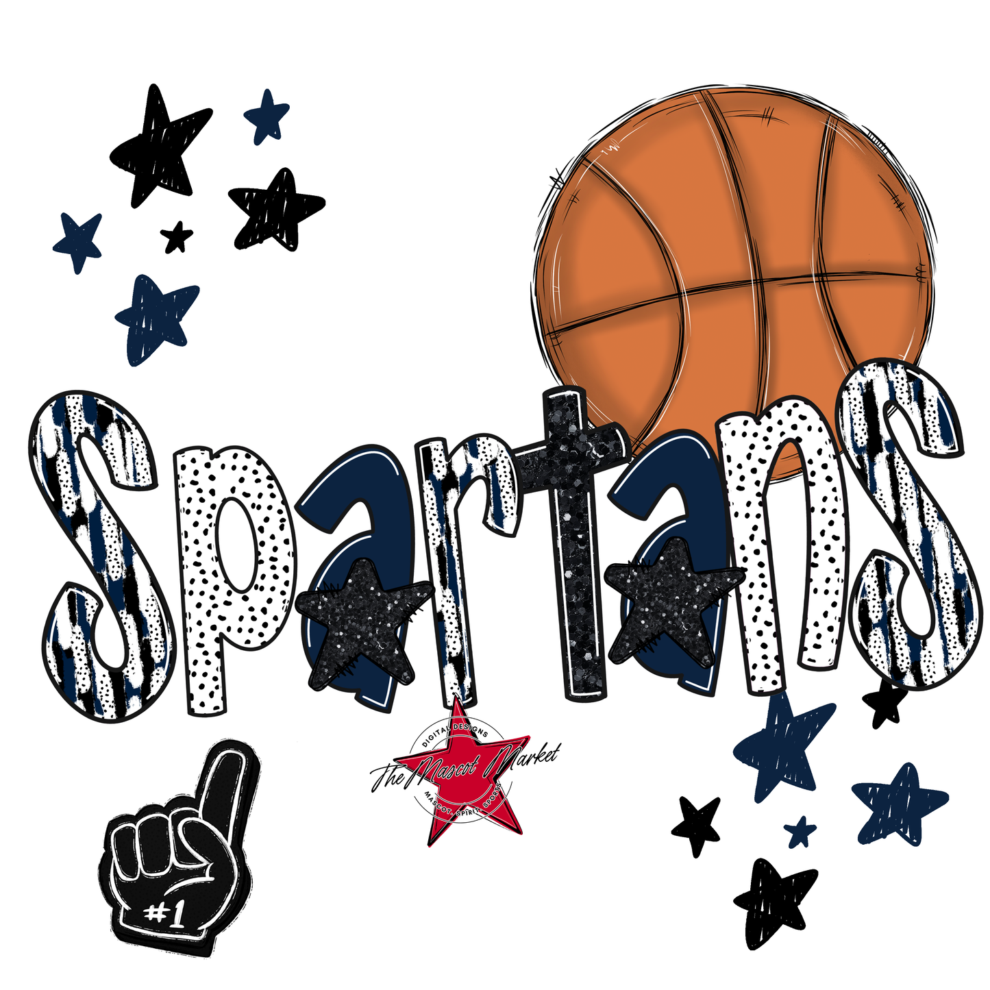 Spartans Basketball Scrape-Navy