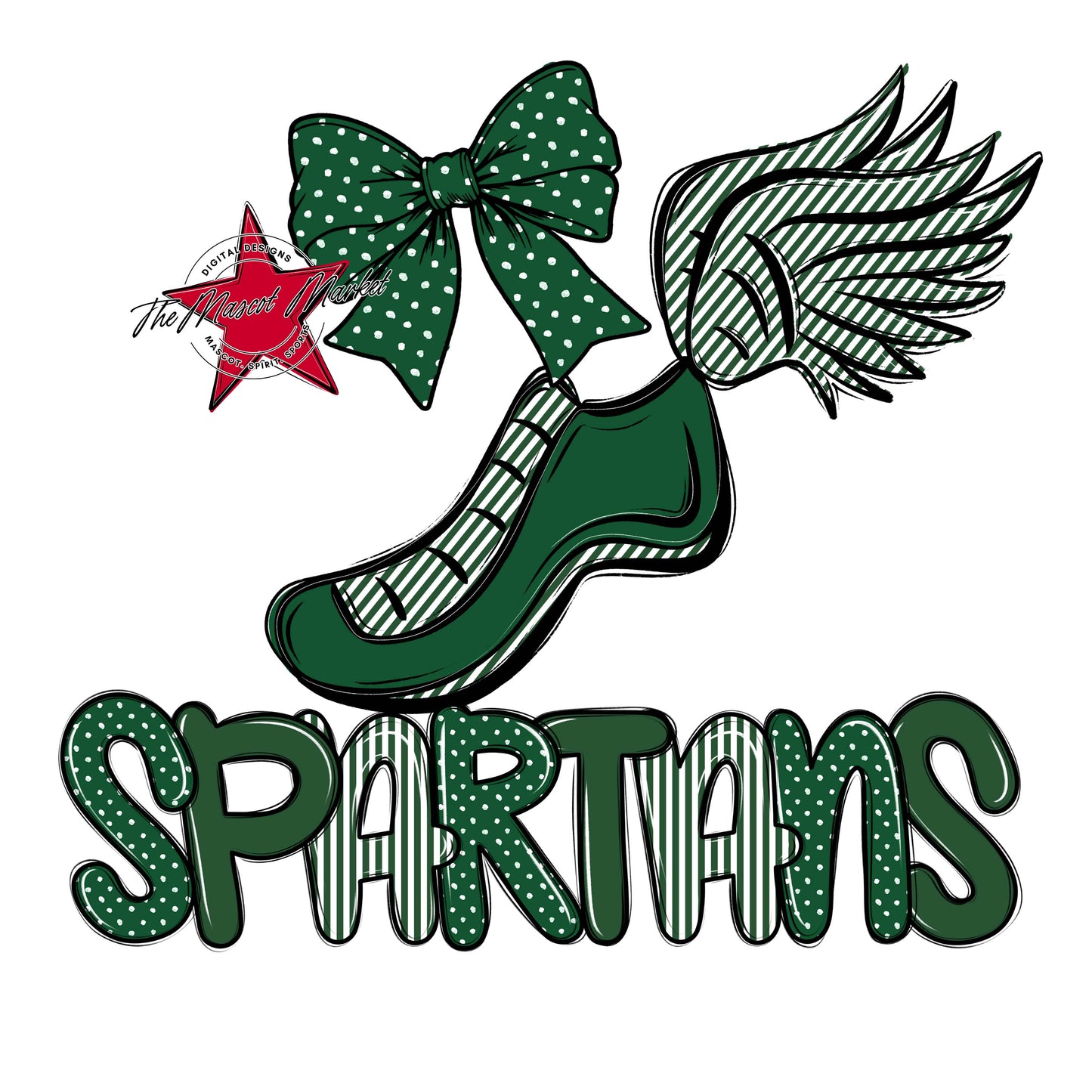 Spartans Track Spirit Design-Green