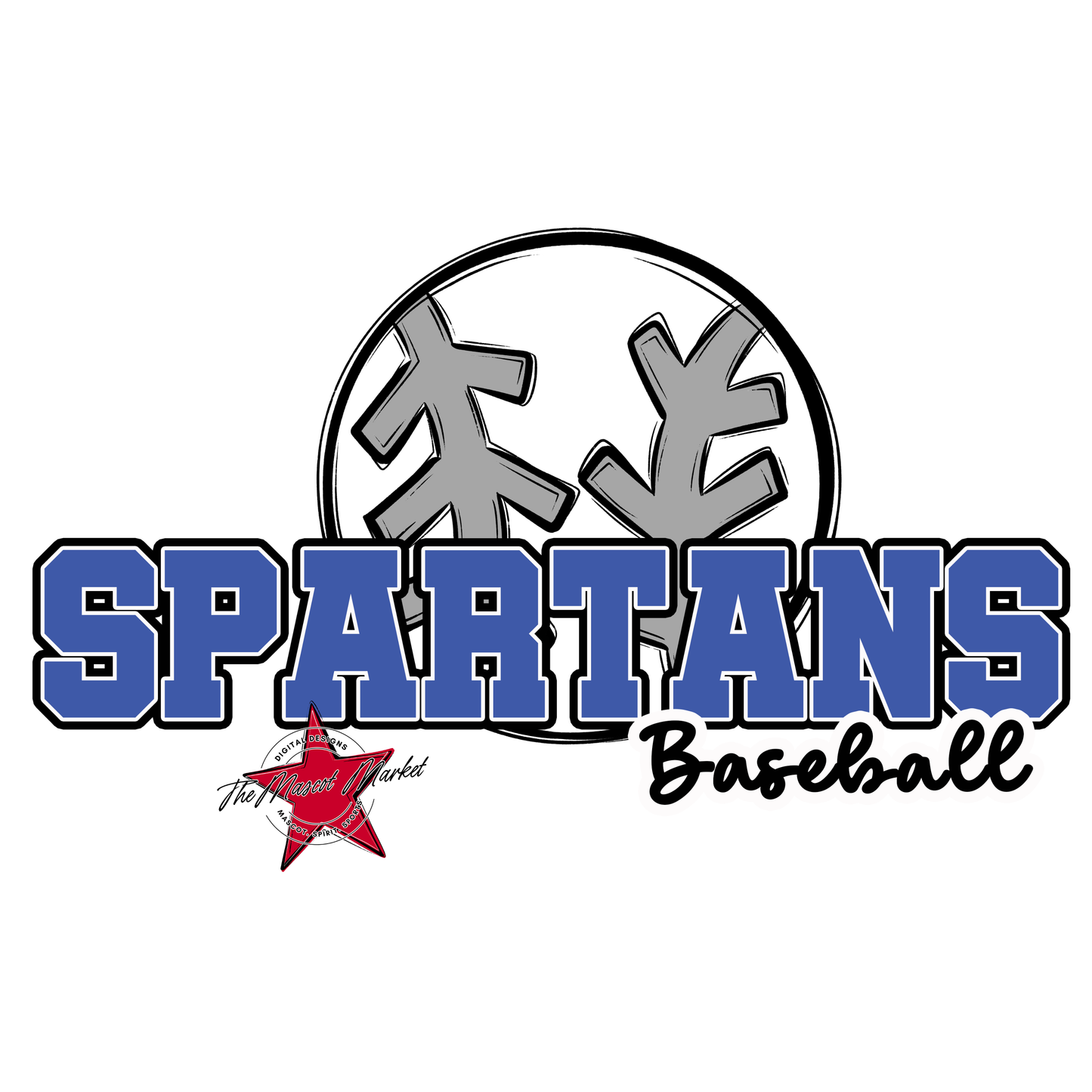 Spartans Varsity Baseball-Off Blue