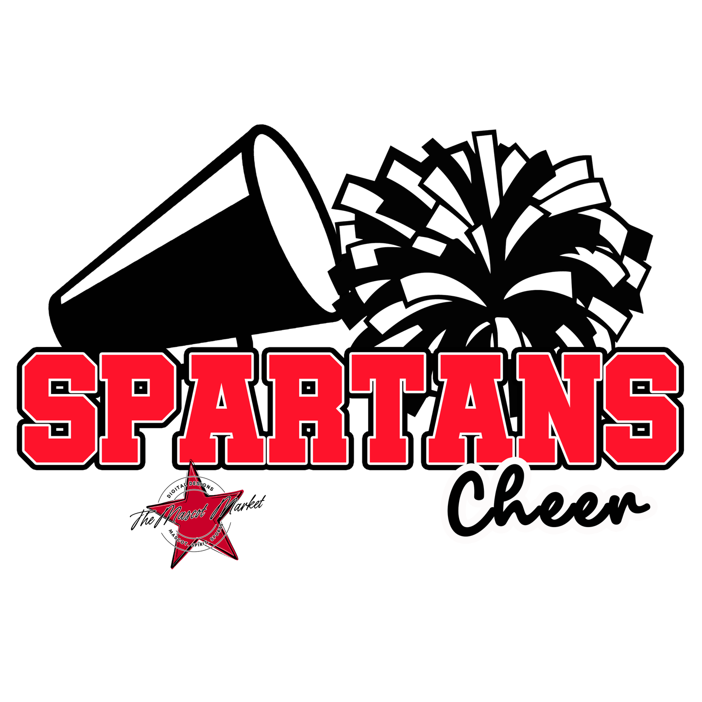 Spartans Varsity Cheer-Bright Red
