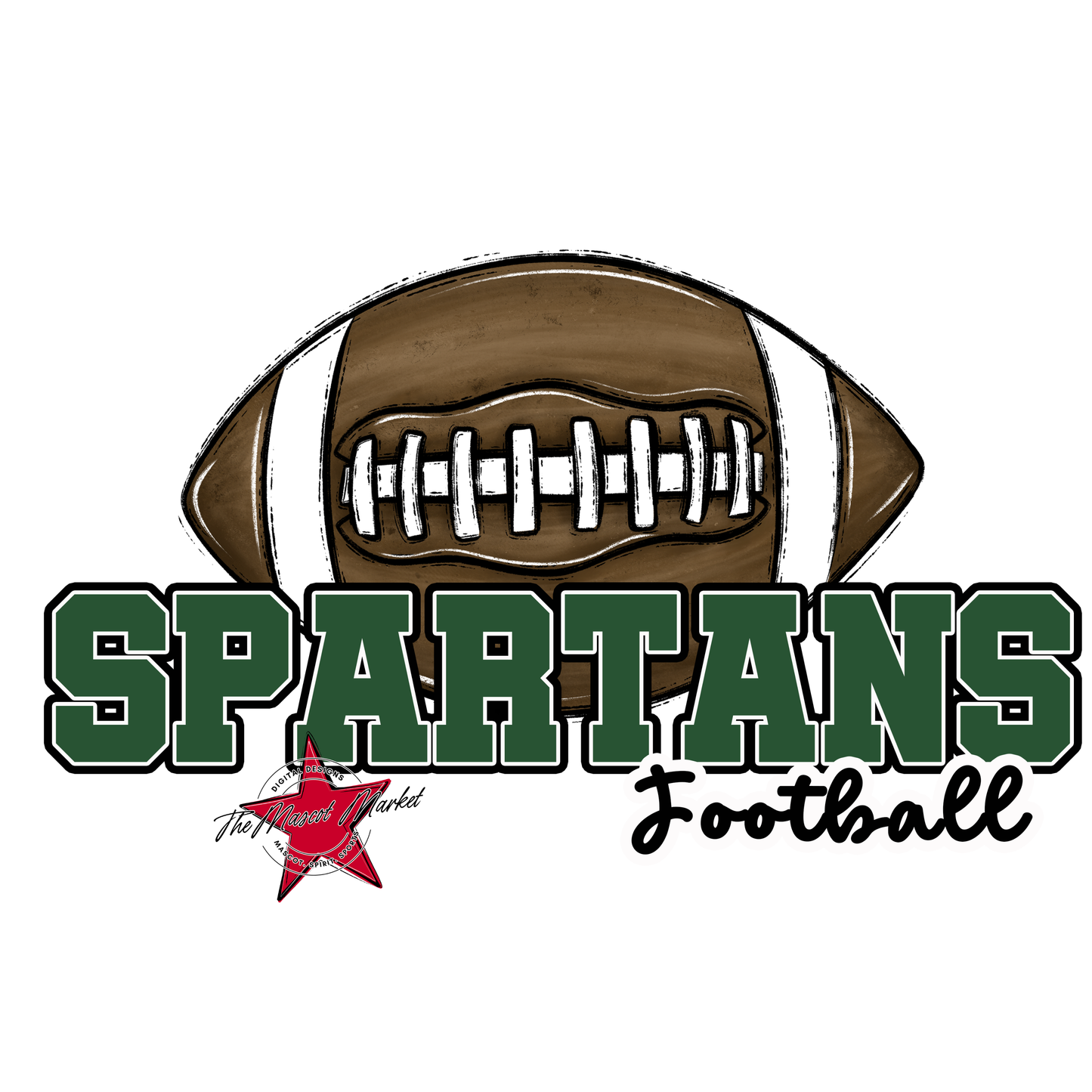 Spartans Varsity Football-Green