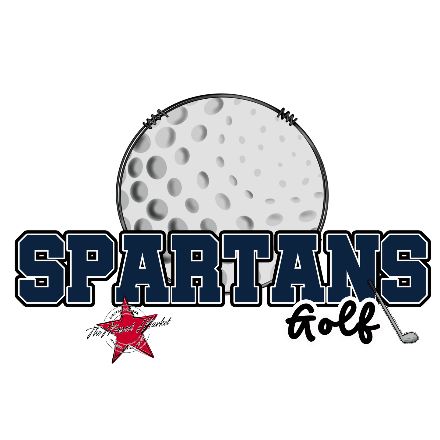 Spartans Varsity Golf-Navy