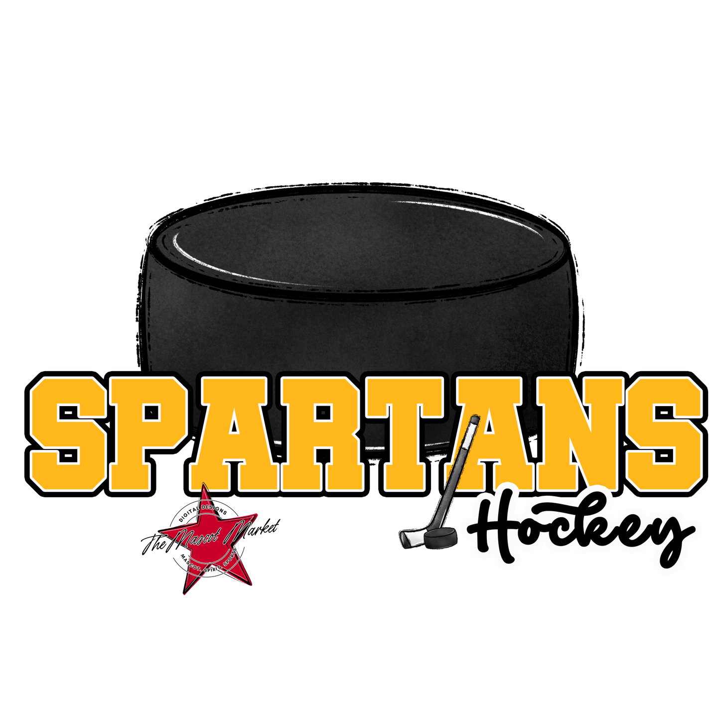 Spartans Varsity Hockey-Yellow