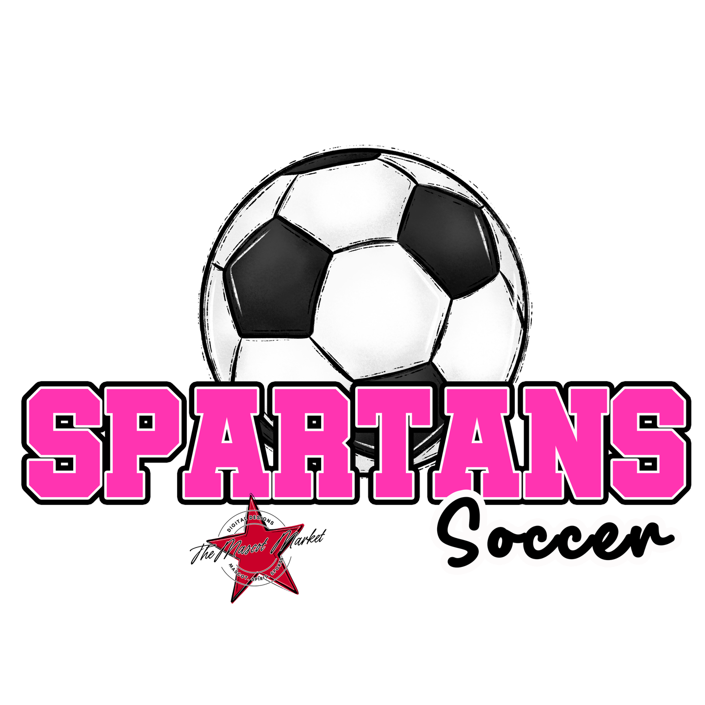 Spartans Varsity Soccer-Pink