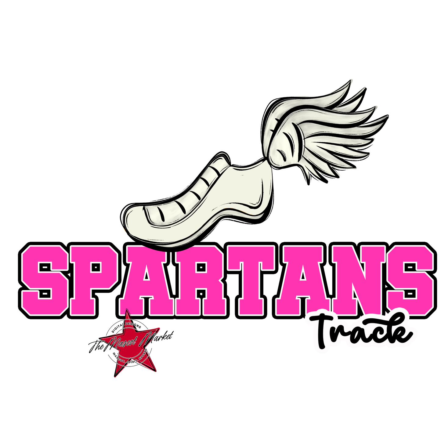 Spartans Varsity Track-Pink