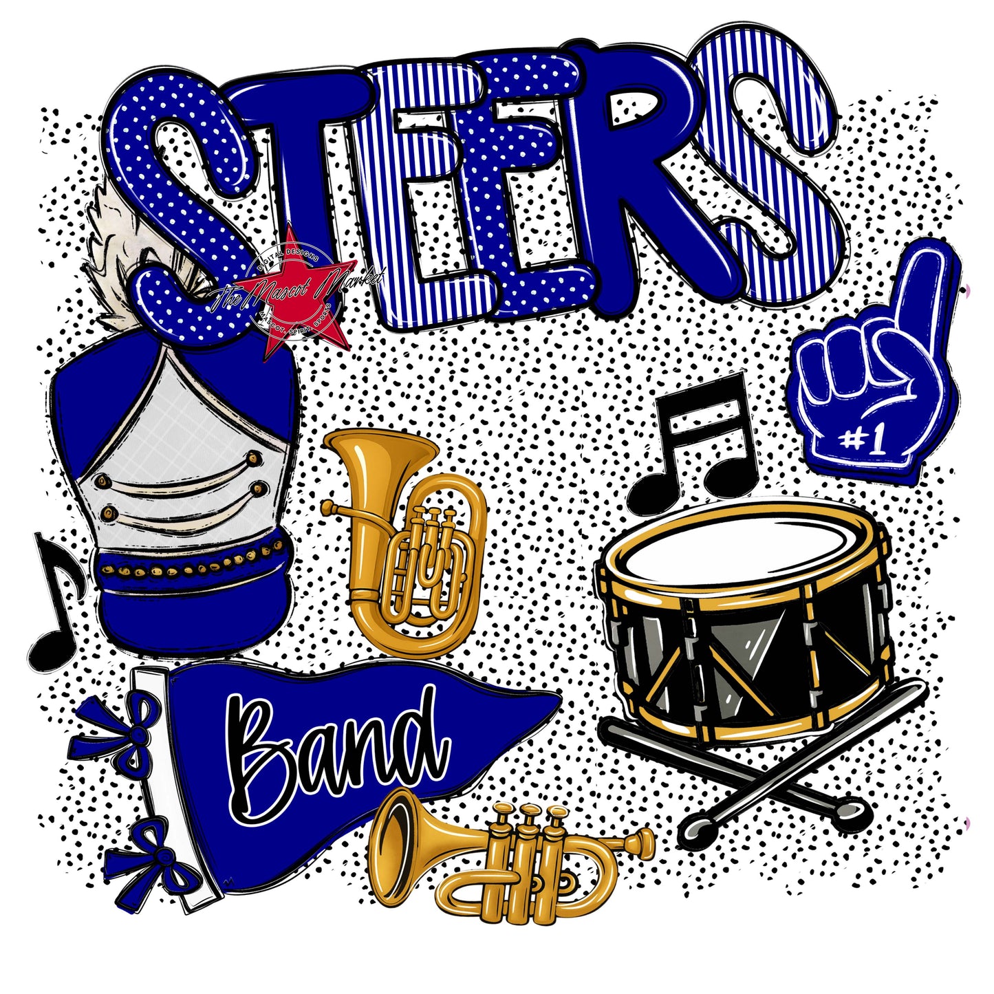 Steers Band Spirit-Blue