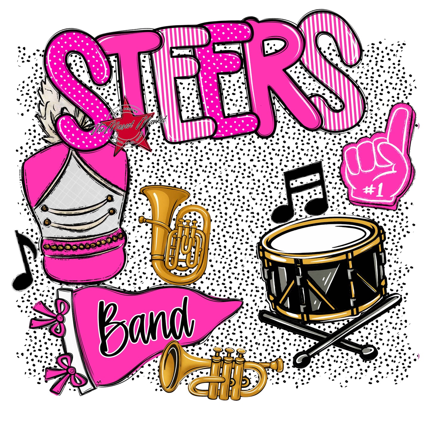 Steers Band Spirit-Pink