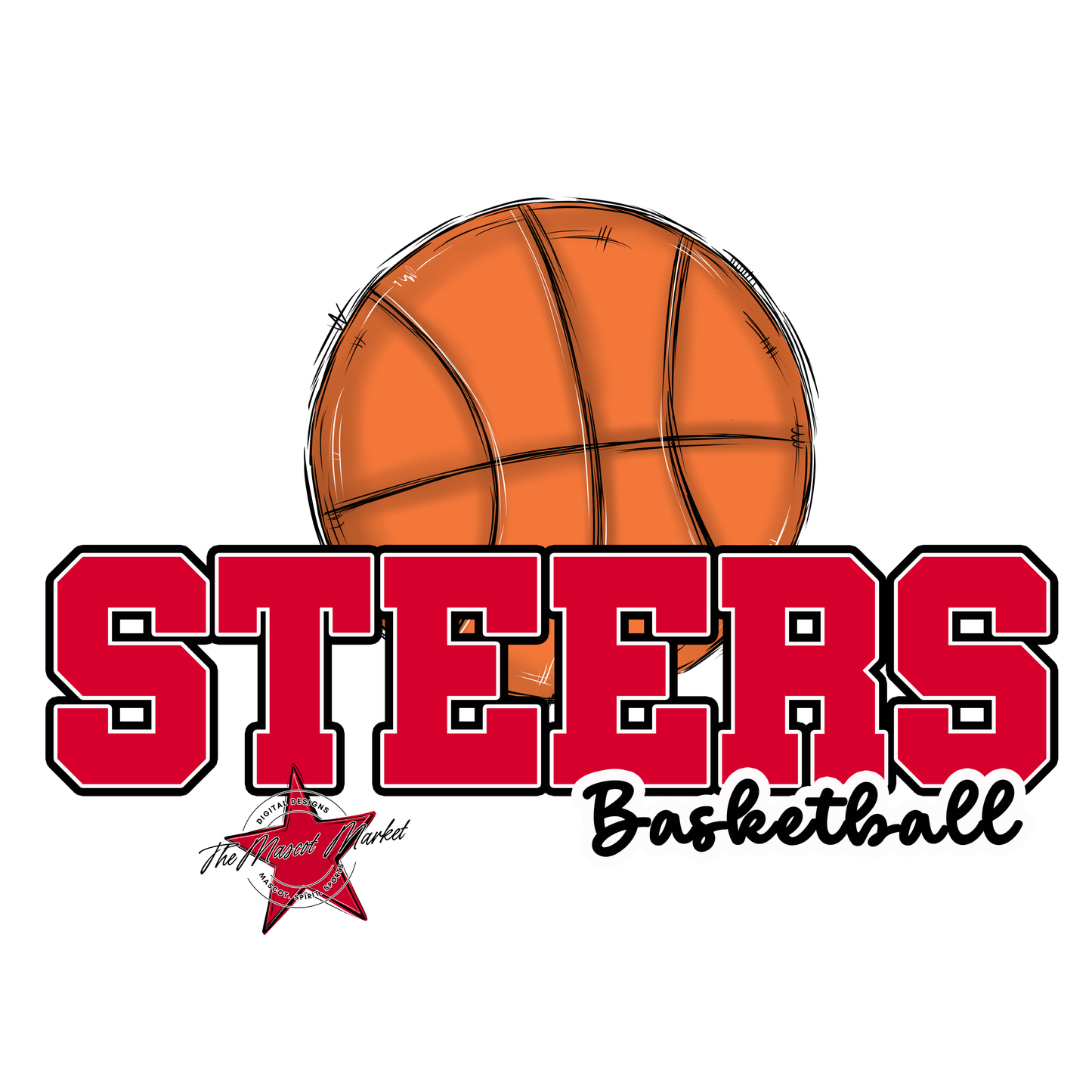 Steers Varsity Basketball-Red