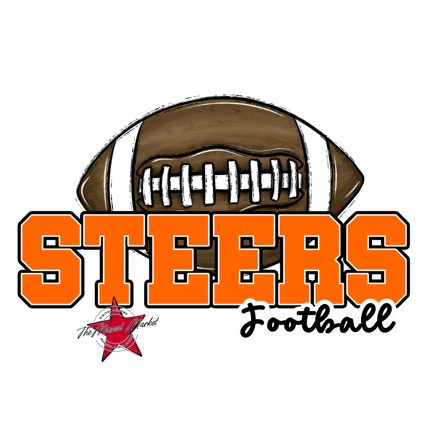 Steers Varsity Football-Orange