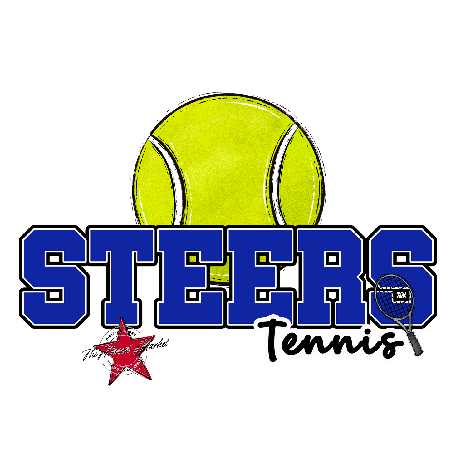 Steers Varsity Tennis-Royal Blue