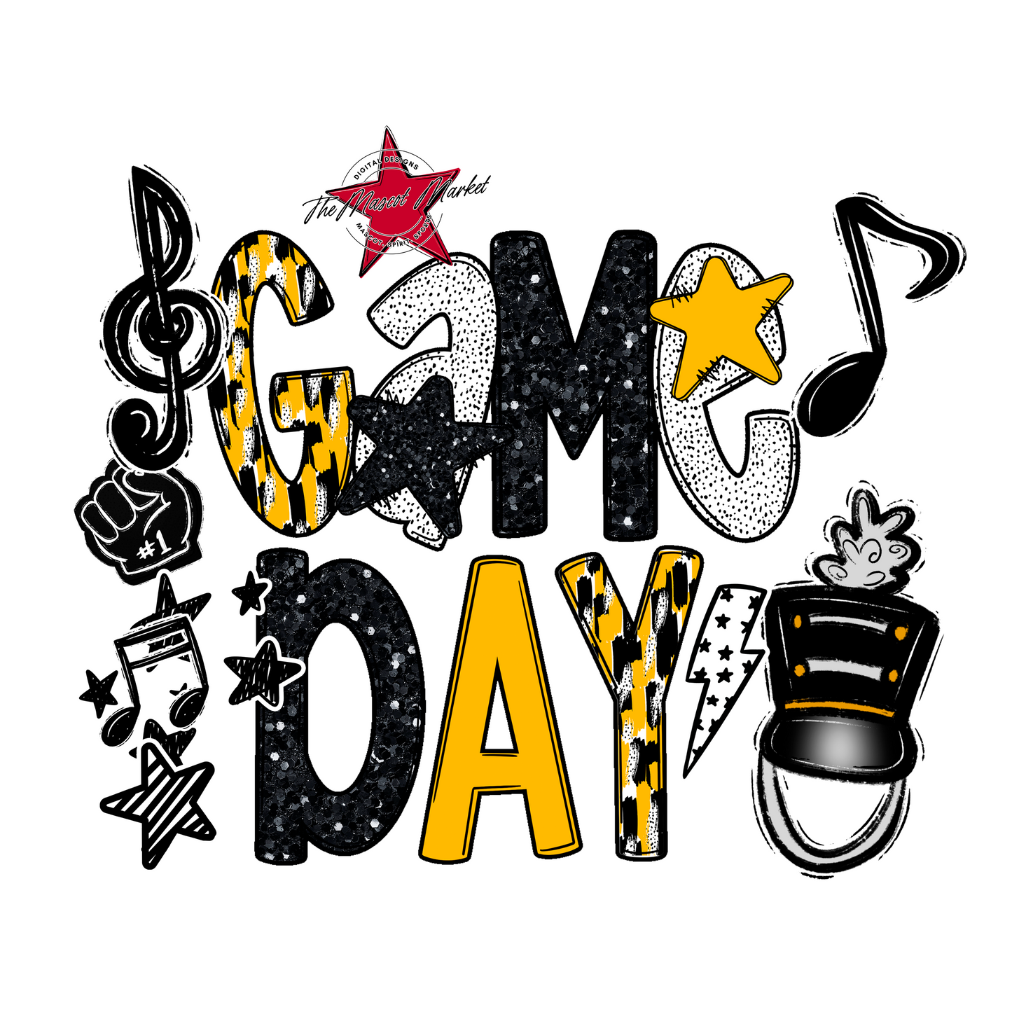 Game Day Scrape-Yellow