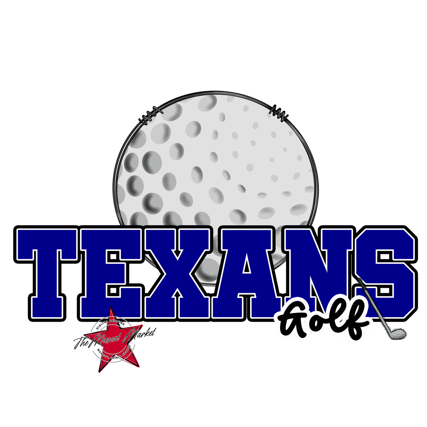 Texans Varsity Golf-Blue