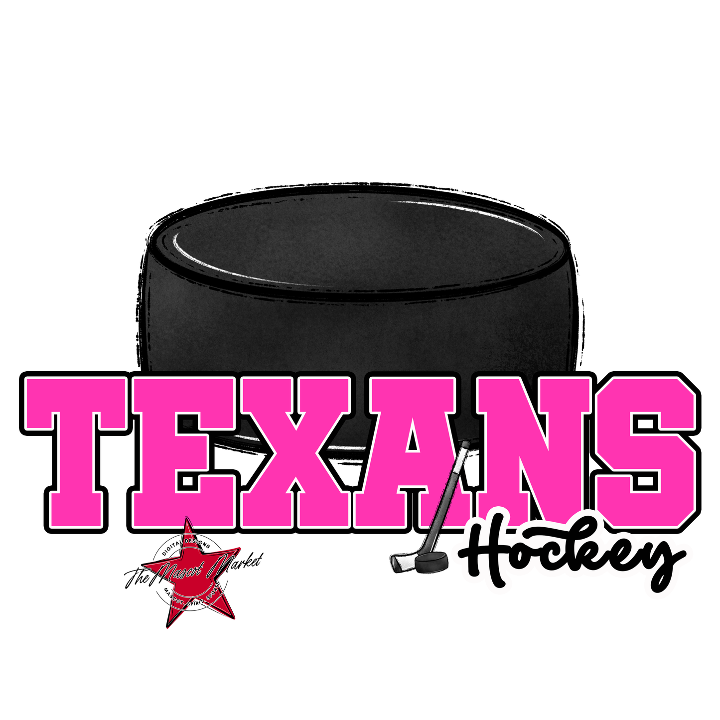 Texans Varsity Hockey-Pink