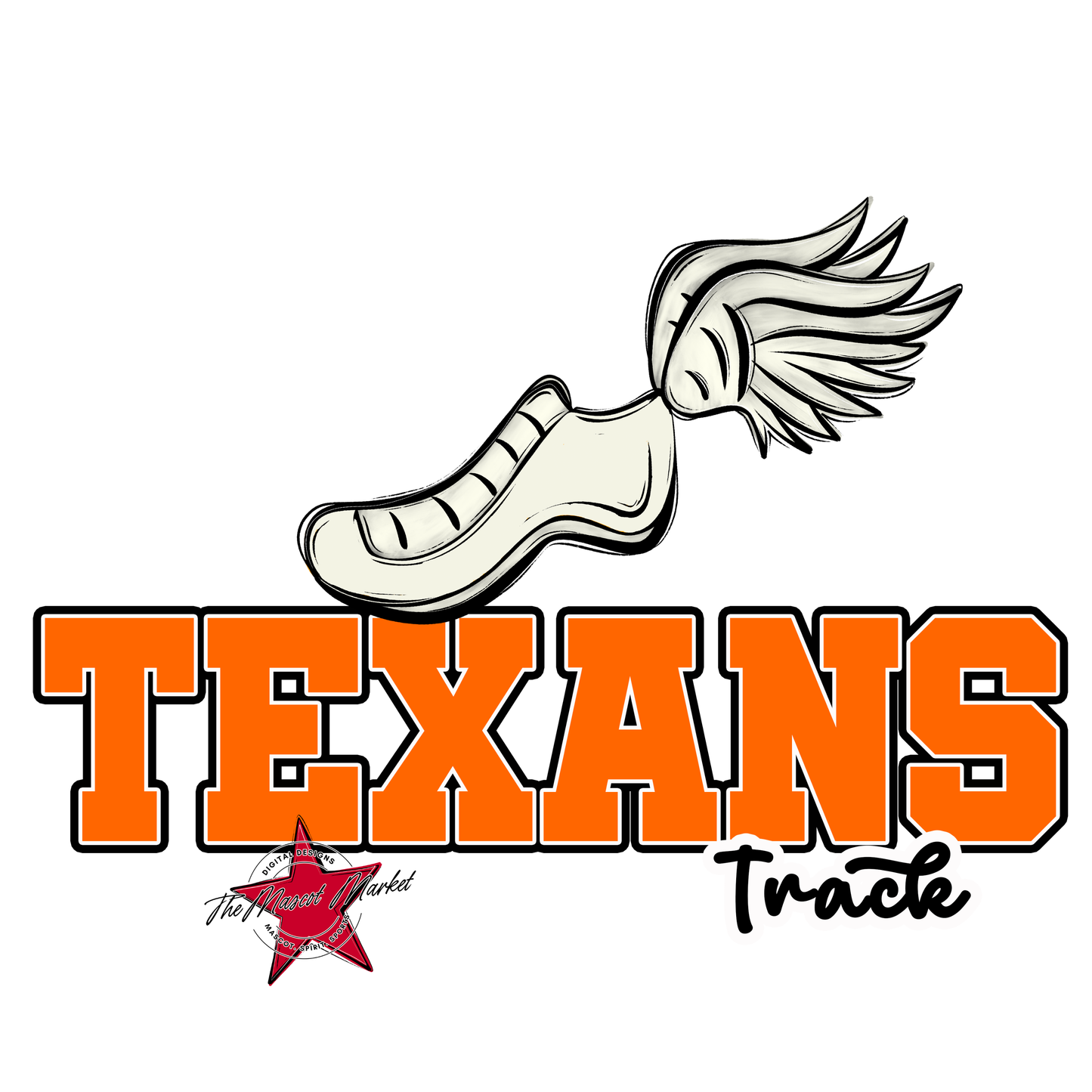 Texans Varsity Track-Orange