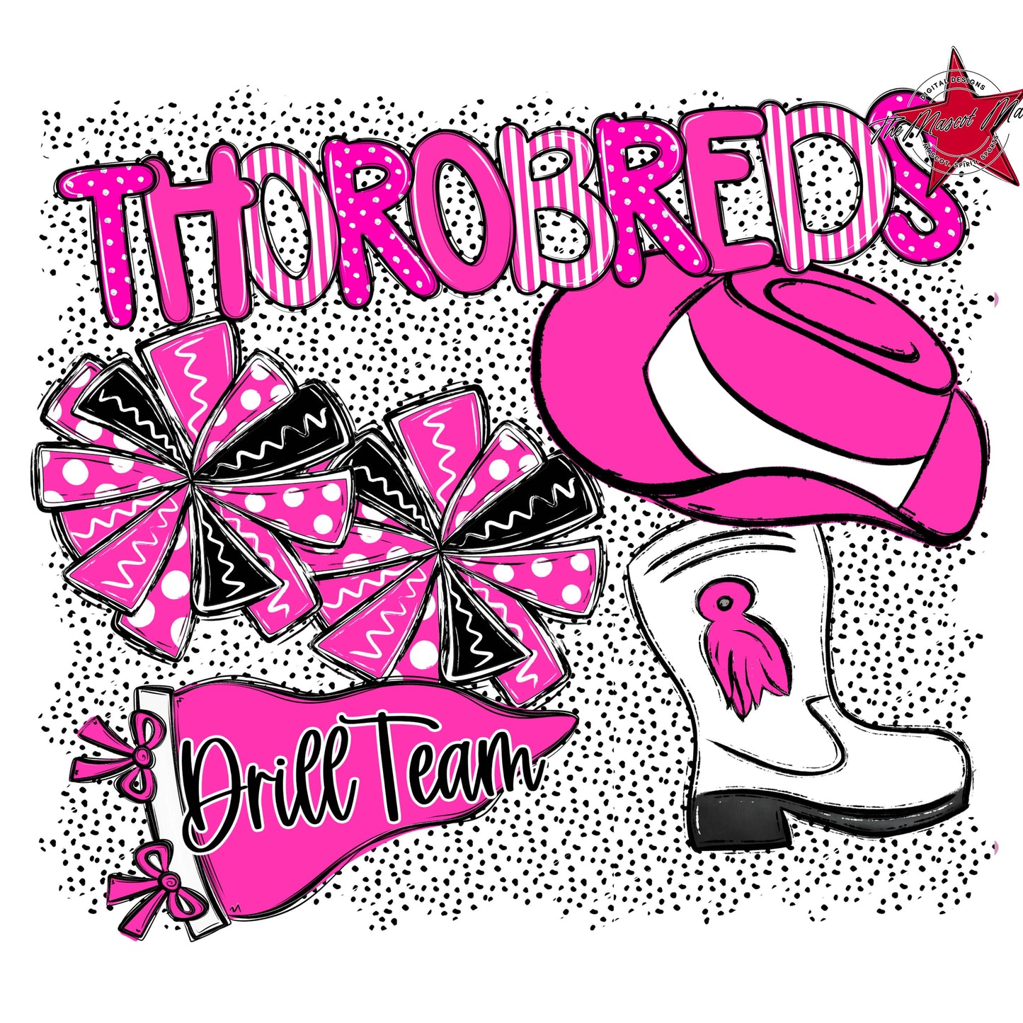Thorobreds Drillteam Spirit-Pink