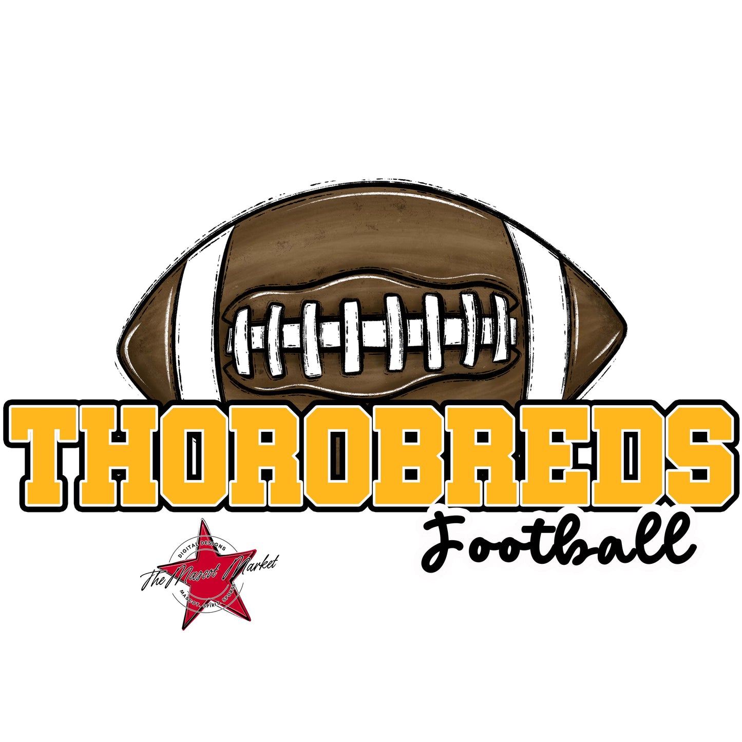 Thorobreds Varsity Football-Yellow