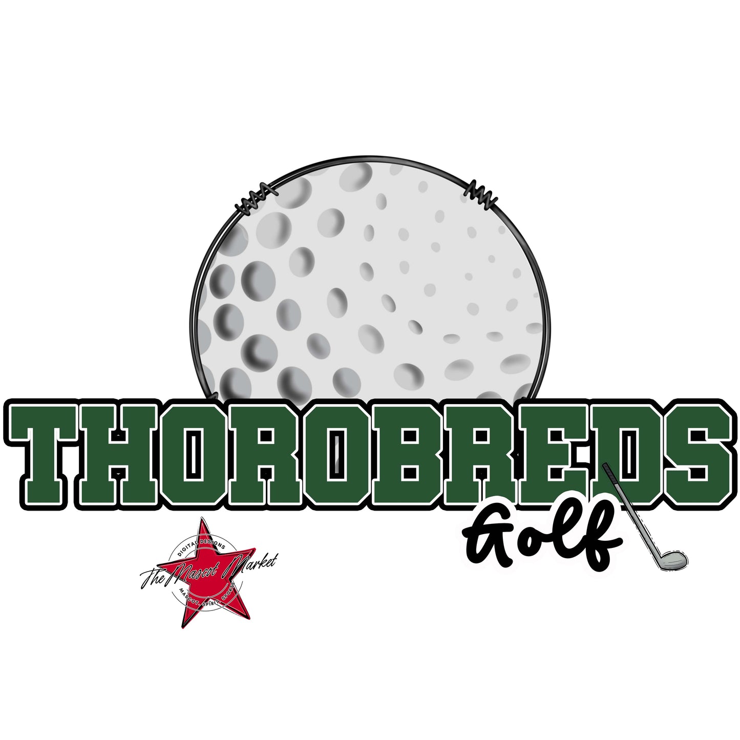 Thorobreds Varsity Golf-Green