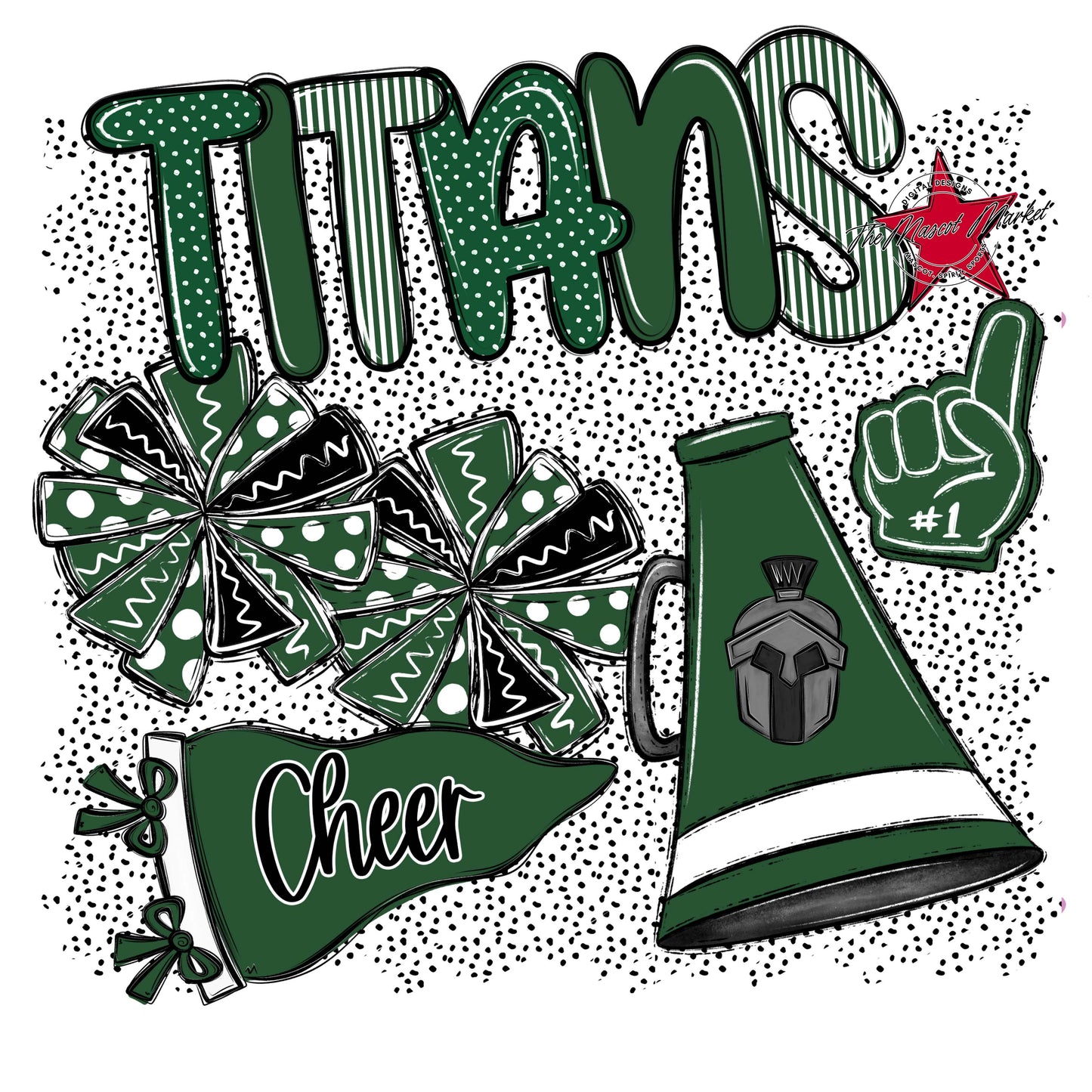 Titans Cheer Spirit-Green
