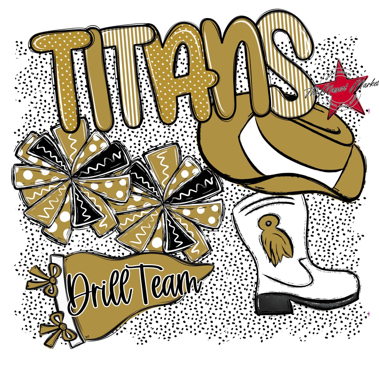 Titans Drillteam Spirit-Gold