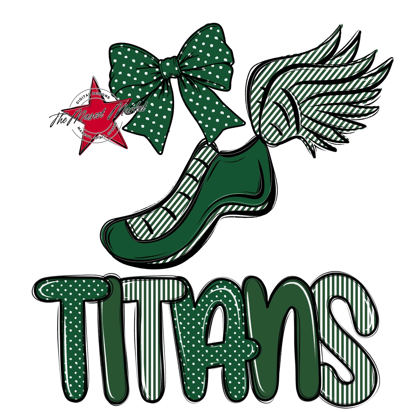 Titans Track Spirit Design-Green