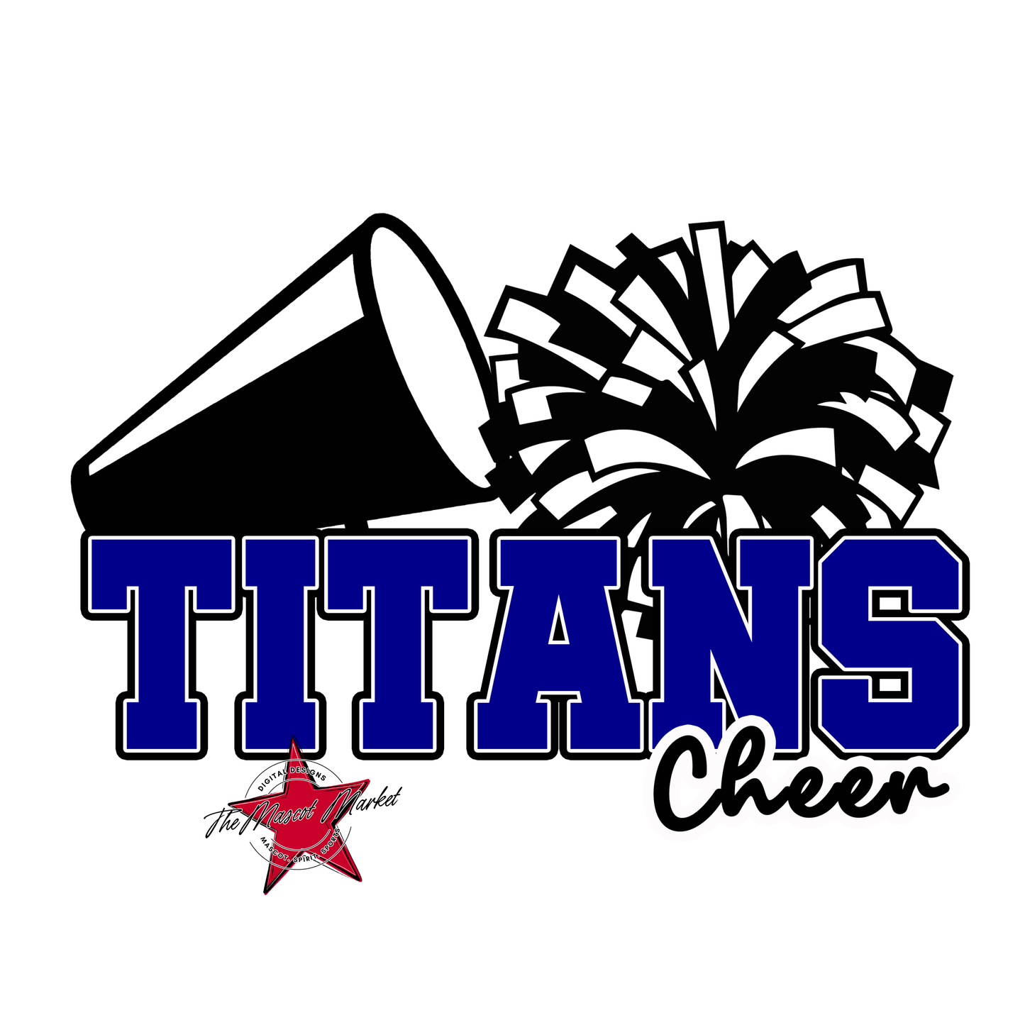 Titans Varsity Cheer-Blue