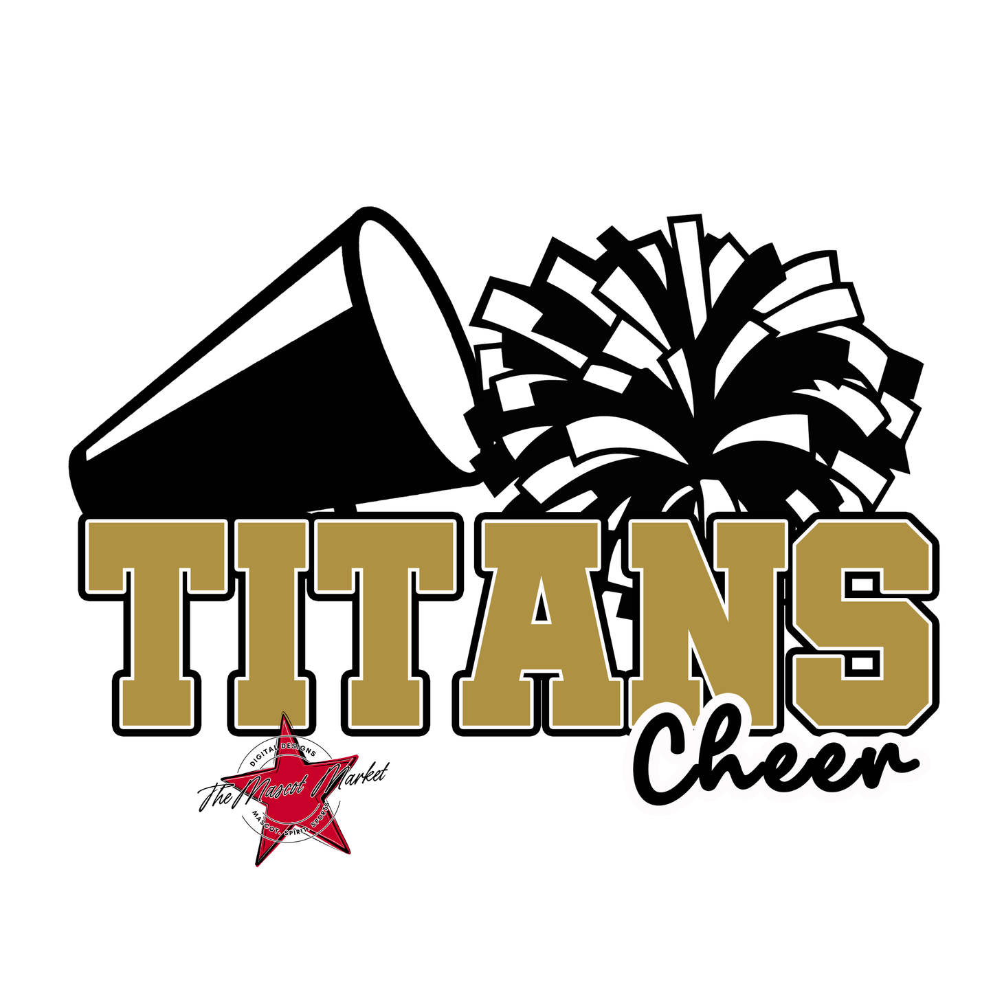 Titans Varsity Cheer-Gold