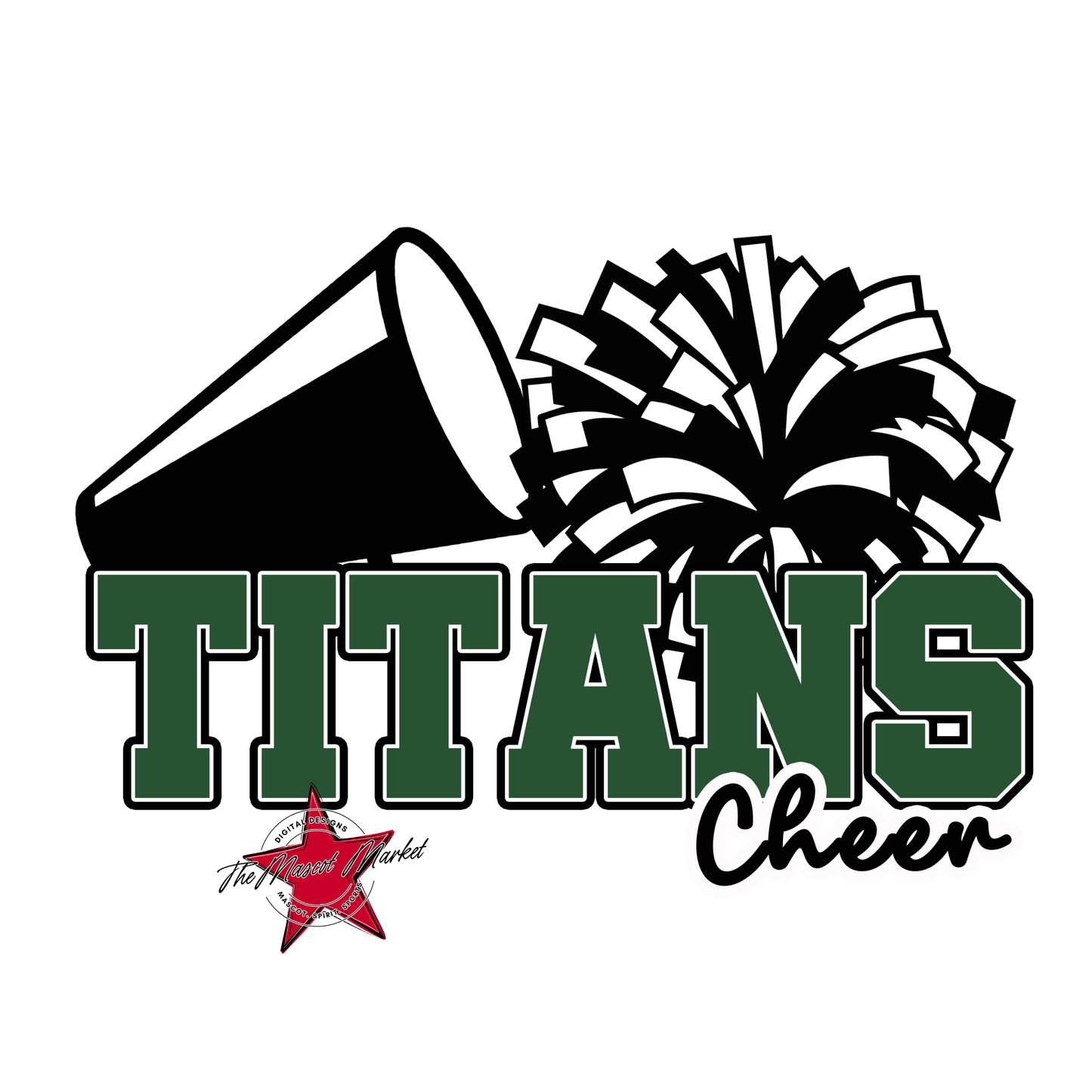 Titans Varsity Cheer-Green