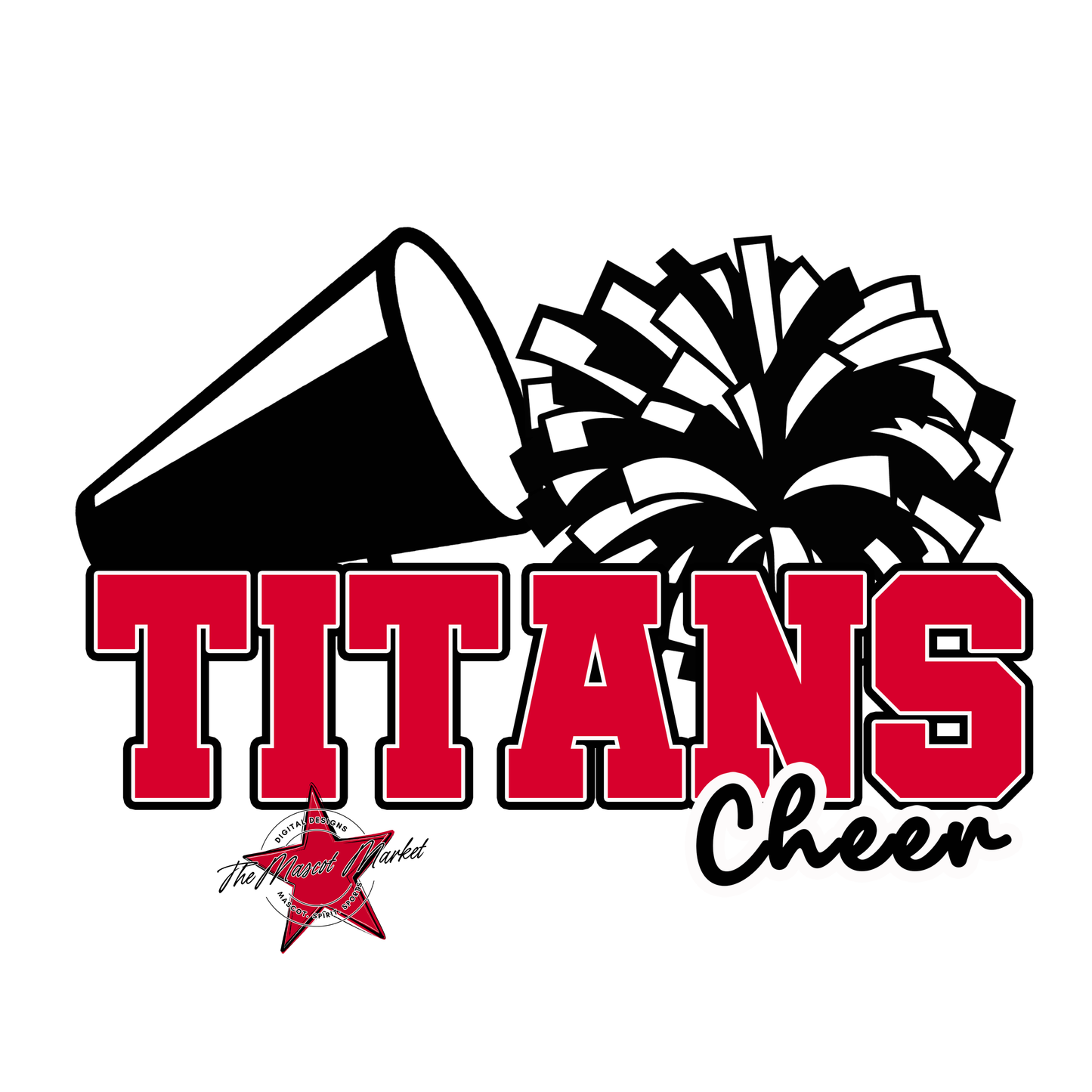 Titans Varsity Cheer-Red