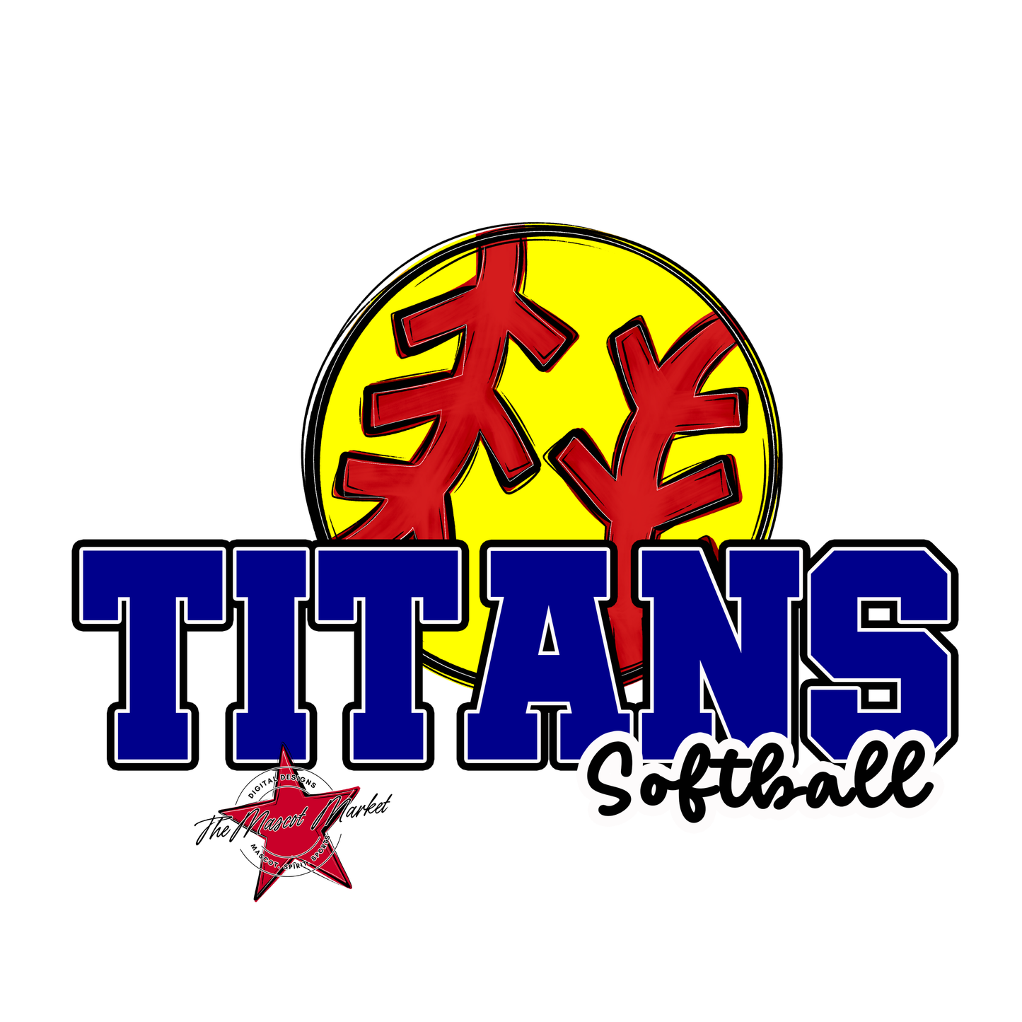 Titans Varsity Softball-Blue