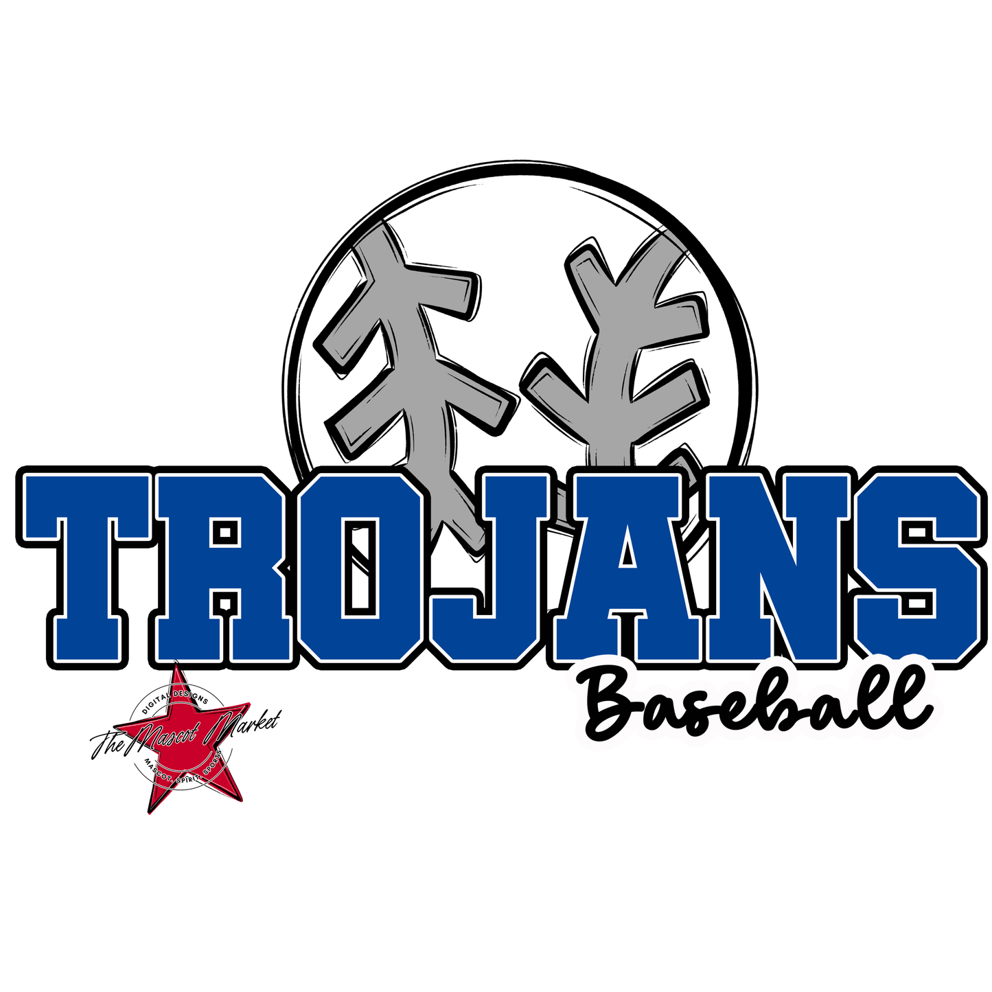 Trojans Varsity Baseball-Off Blue