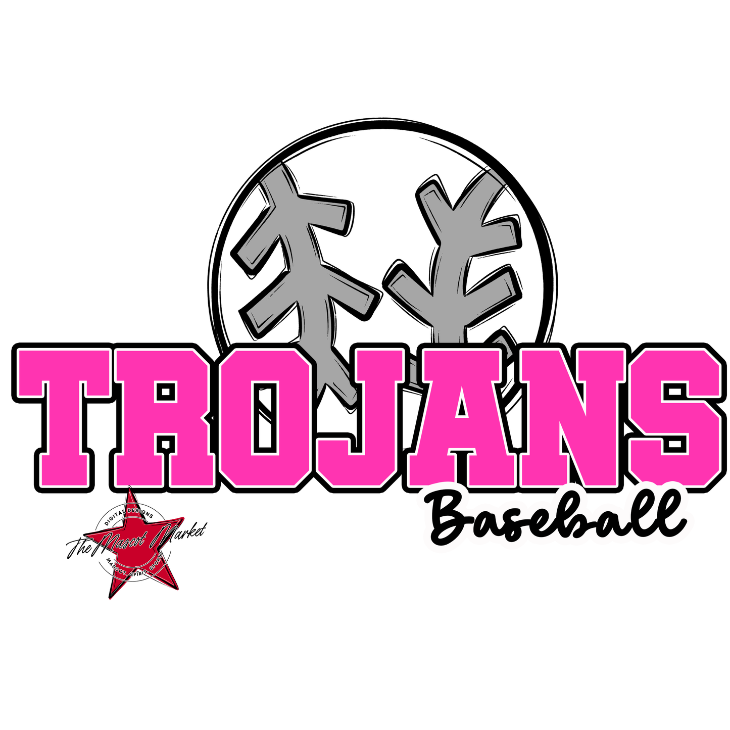 Trojans Varsity Baseball-Pink