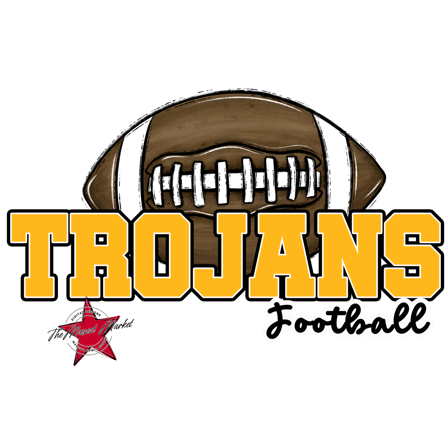 Trojans Varsity Football-Yellow