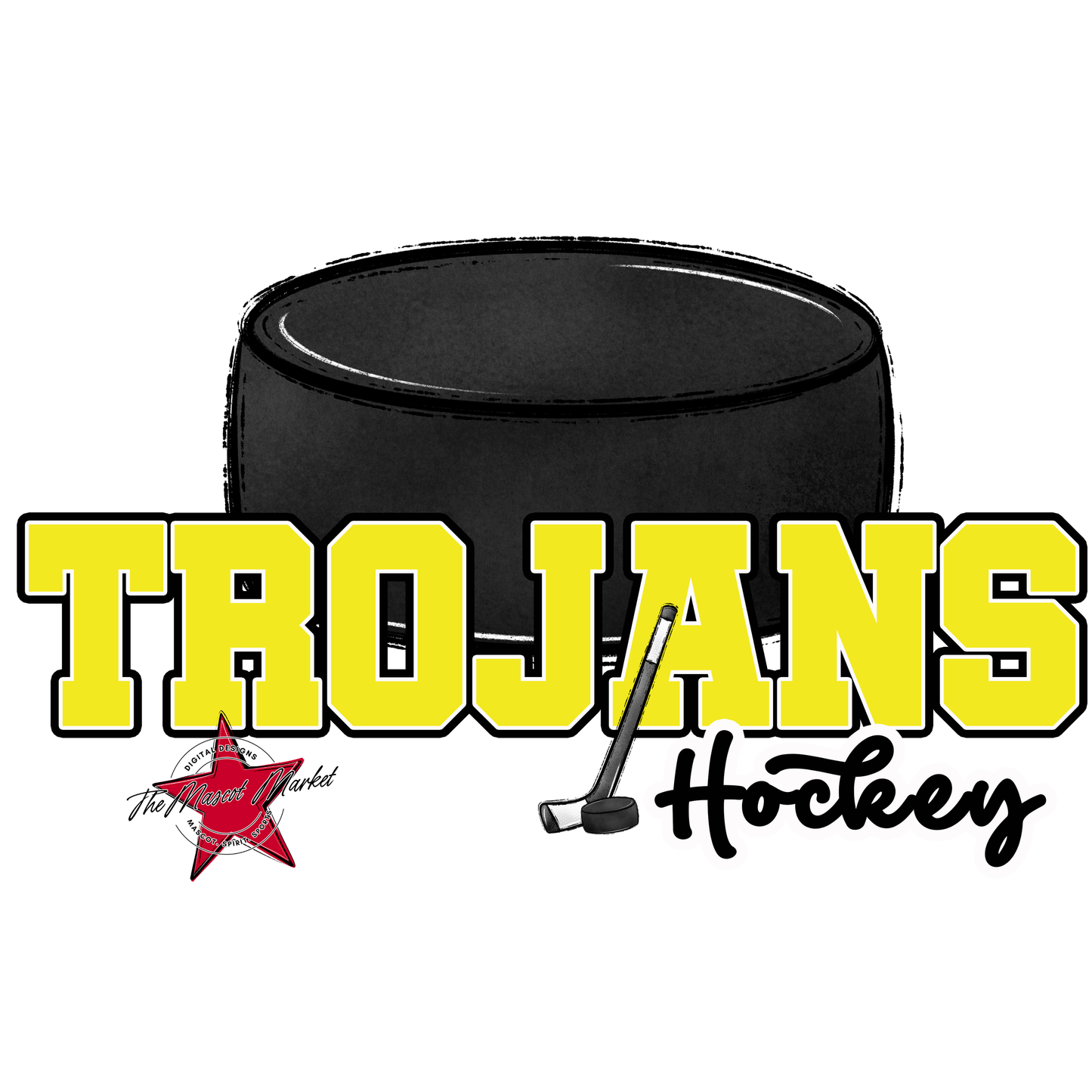 Trojans Varsity Hockey-Bright Yellow