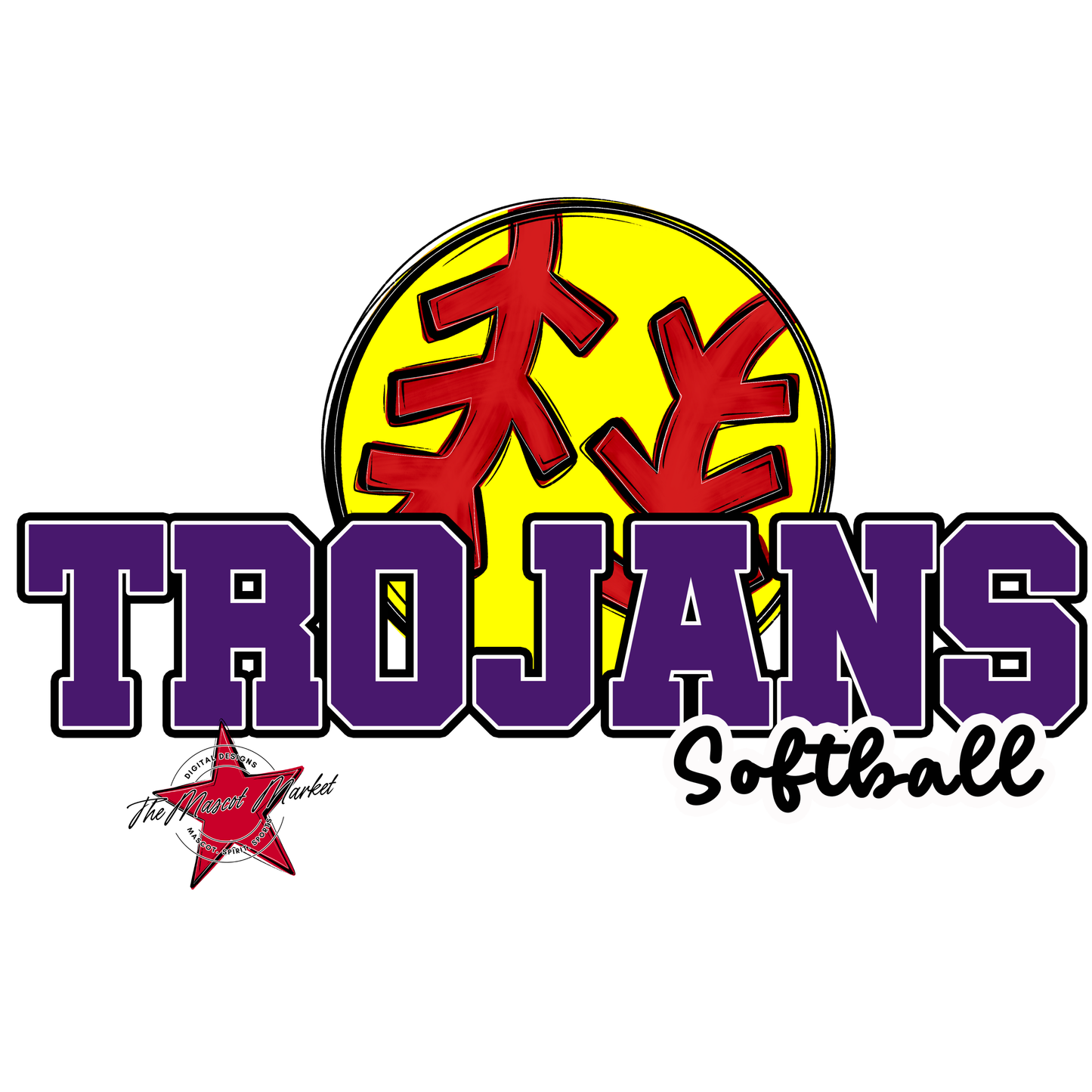 Trojans Varsity Softball-Purple