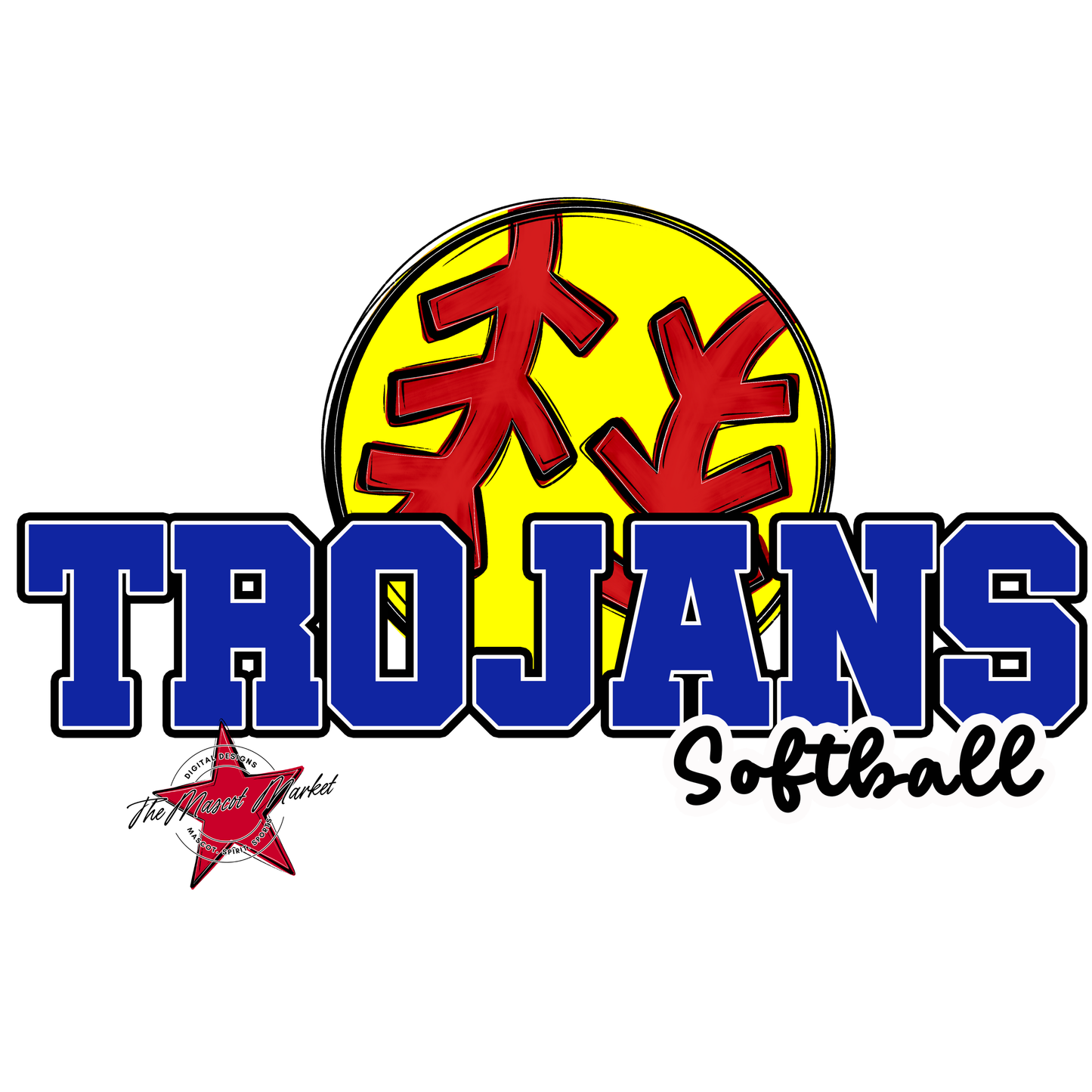 Trojans Varsity Softball-Royal Blue