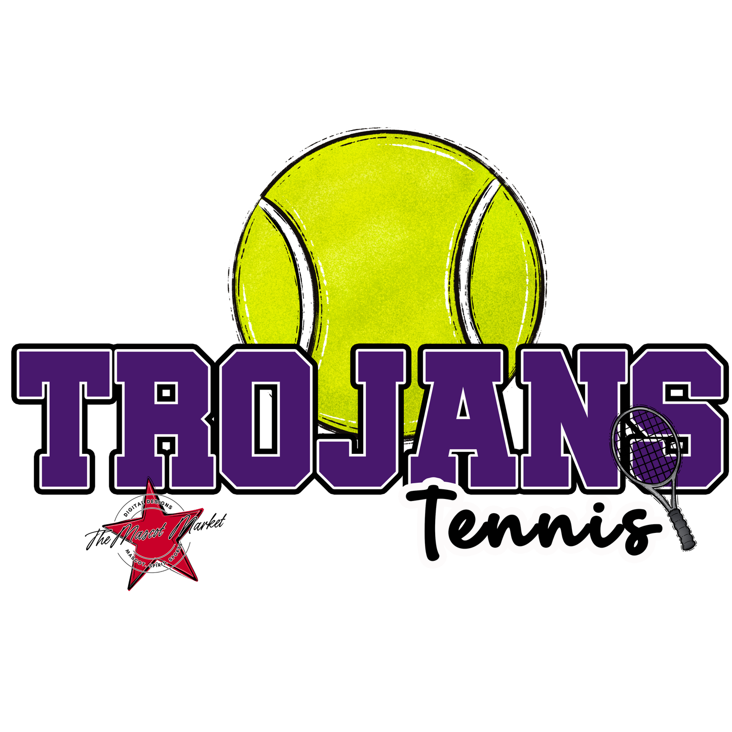 Trojans Varsity Tennis-Purple