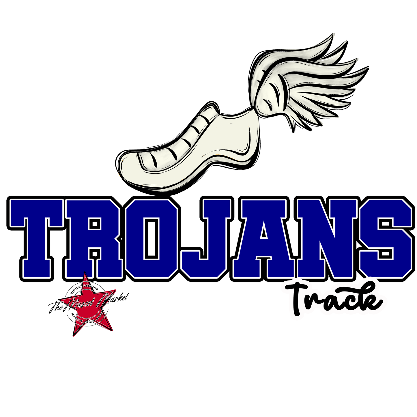Trojans Varsity Track-Blue