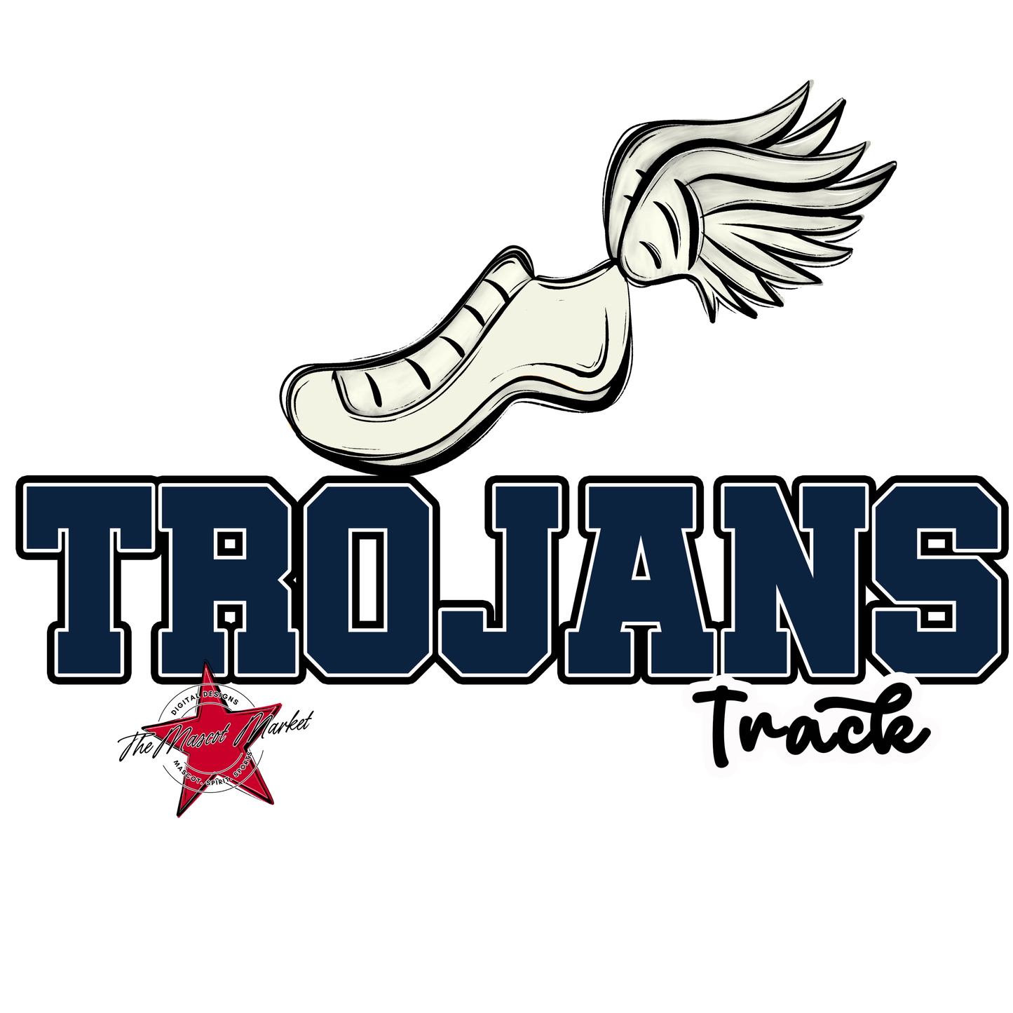 Trojans Varsity Track-Navy