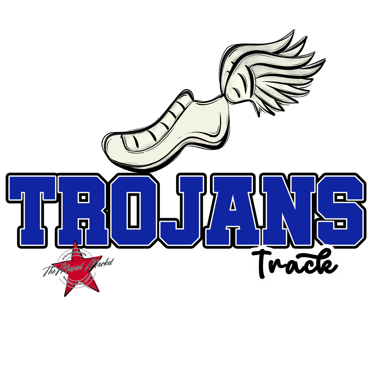 Trojans Varsity Track-Royal Blue