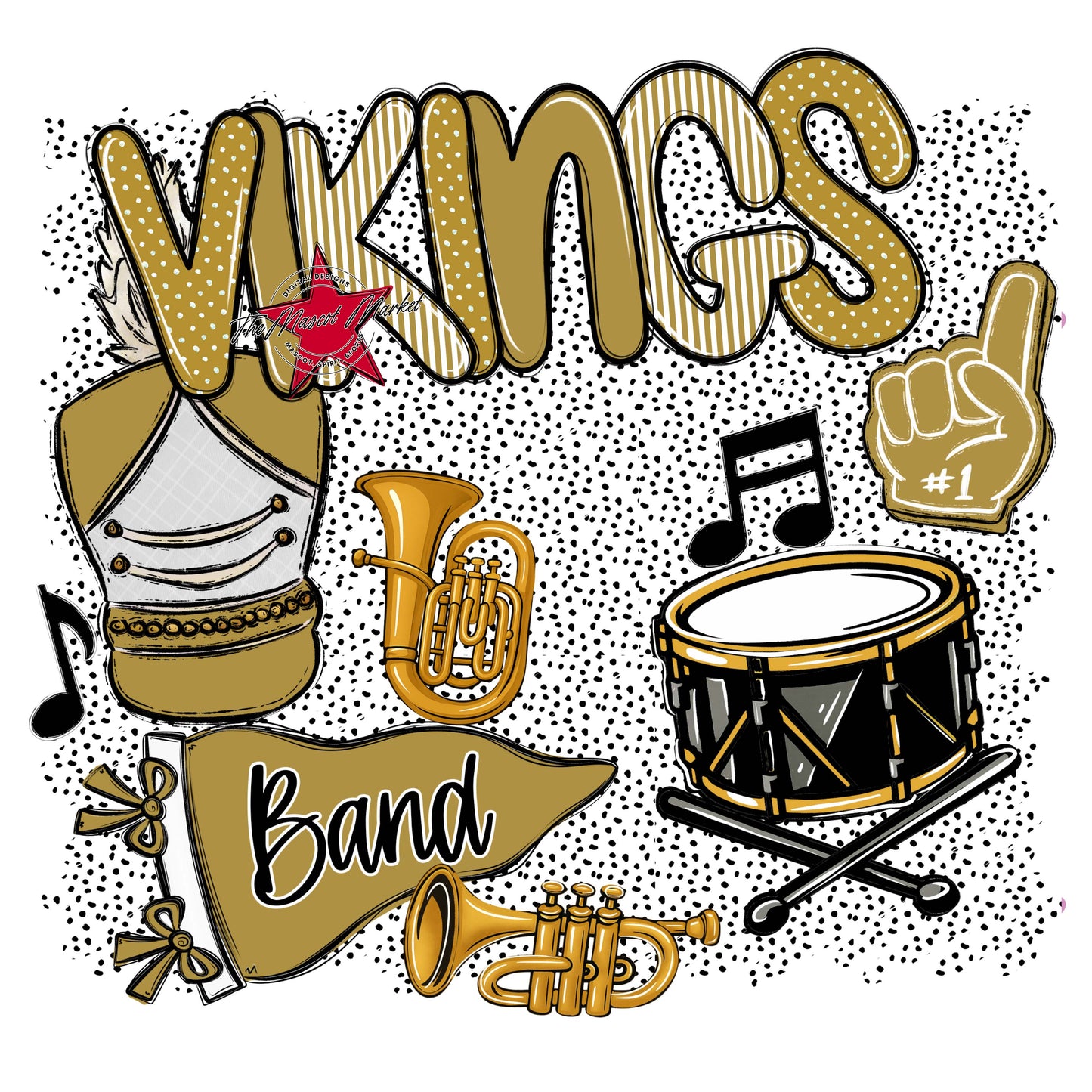 Vikings Band Spirit-Gold