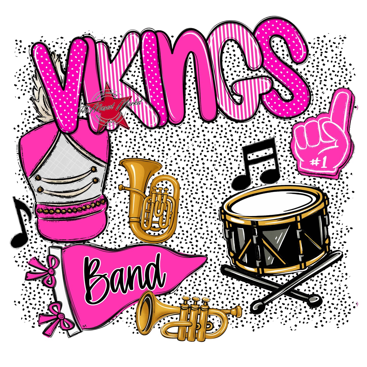 Vikings Band Spirit-Pink