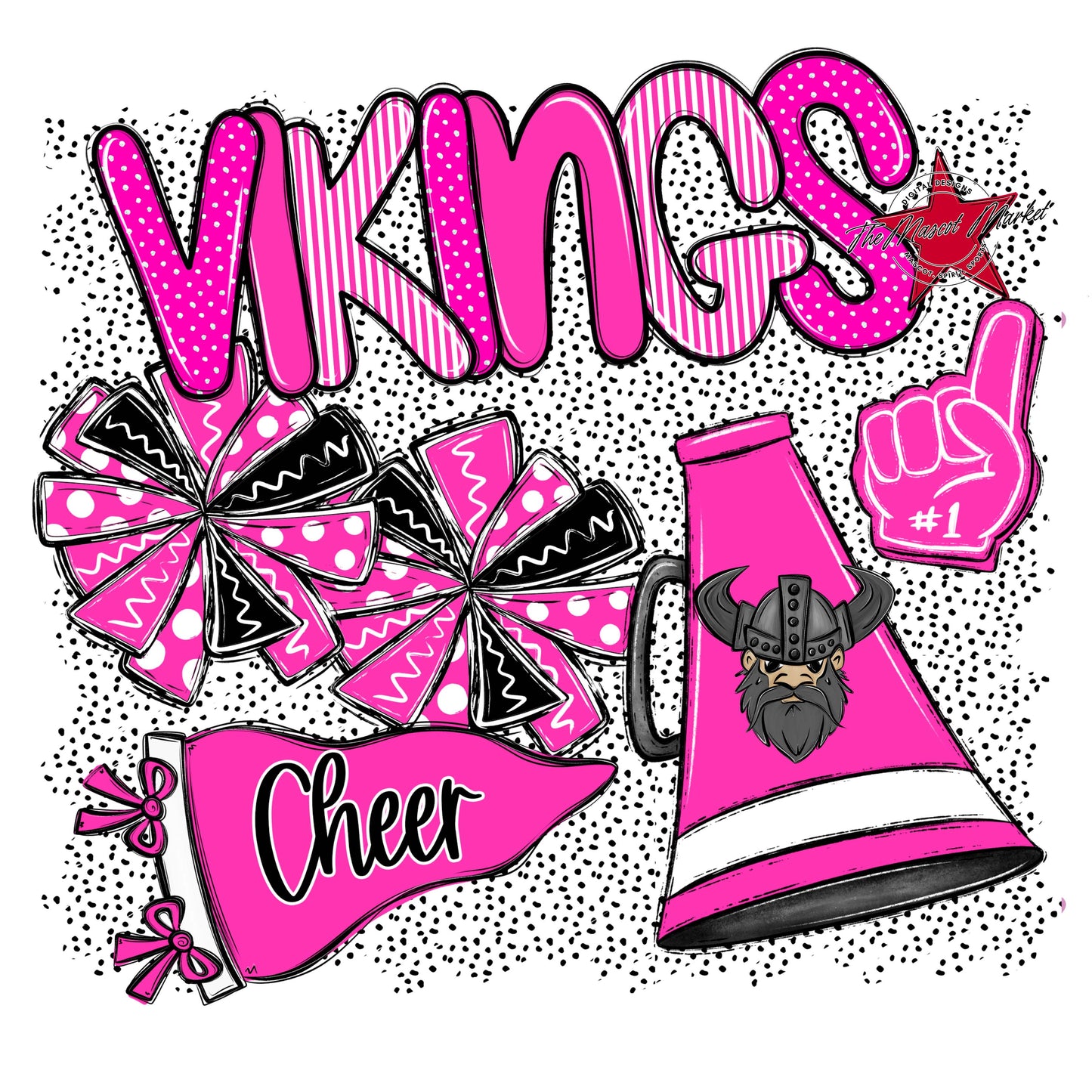 Vikings Cheer Spirit-Pink