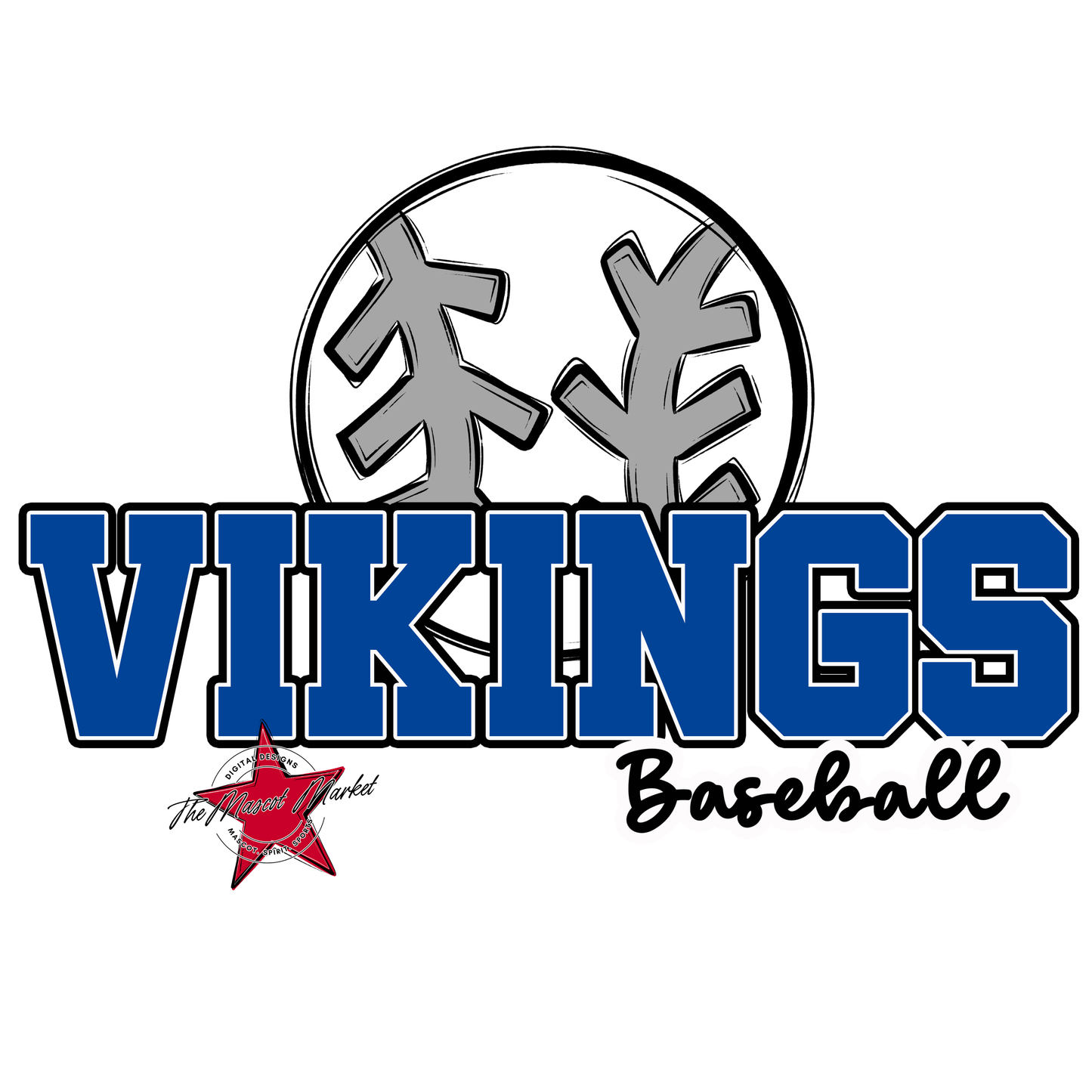 Vikings Varsity Baseball-Off Blue
