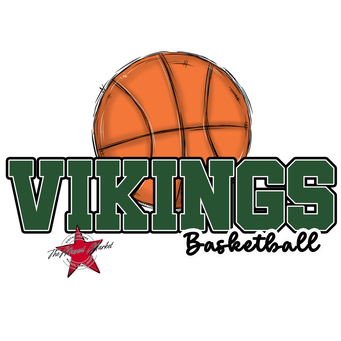 Vikings Varsity Basketball-Green