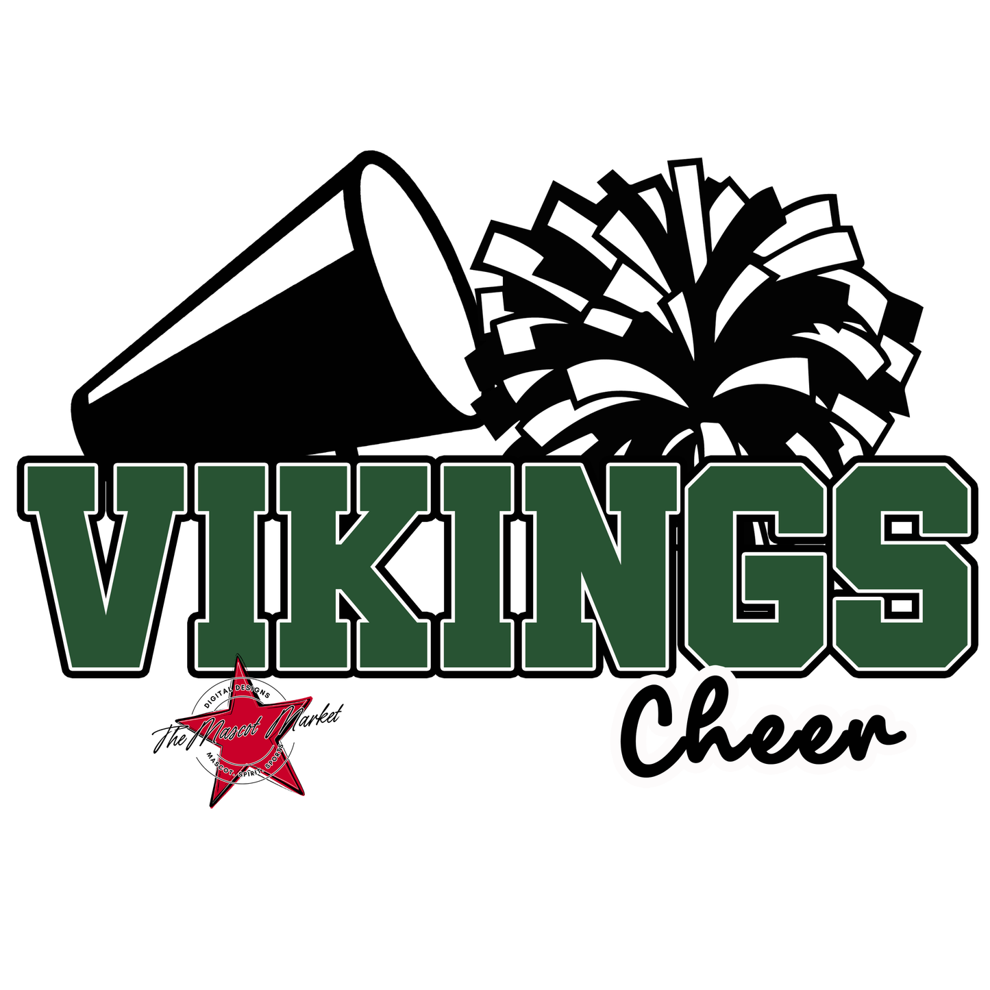 Vikings Varsity Cheer-Green