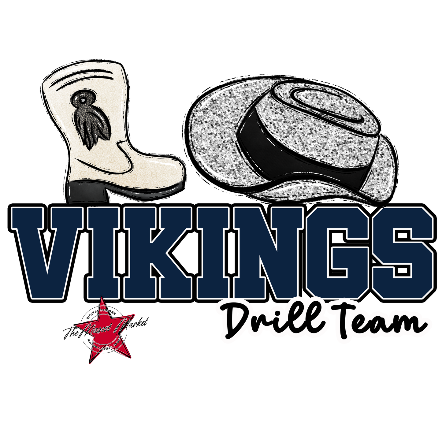 Vikings Varsity Drillteam-Navy