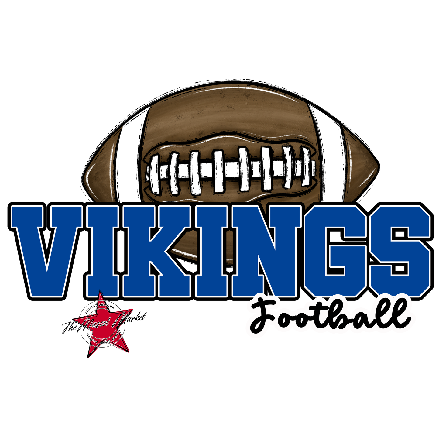 Vikings Varsity Football-Off Blue