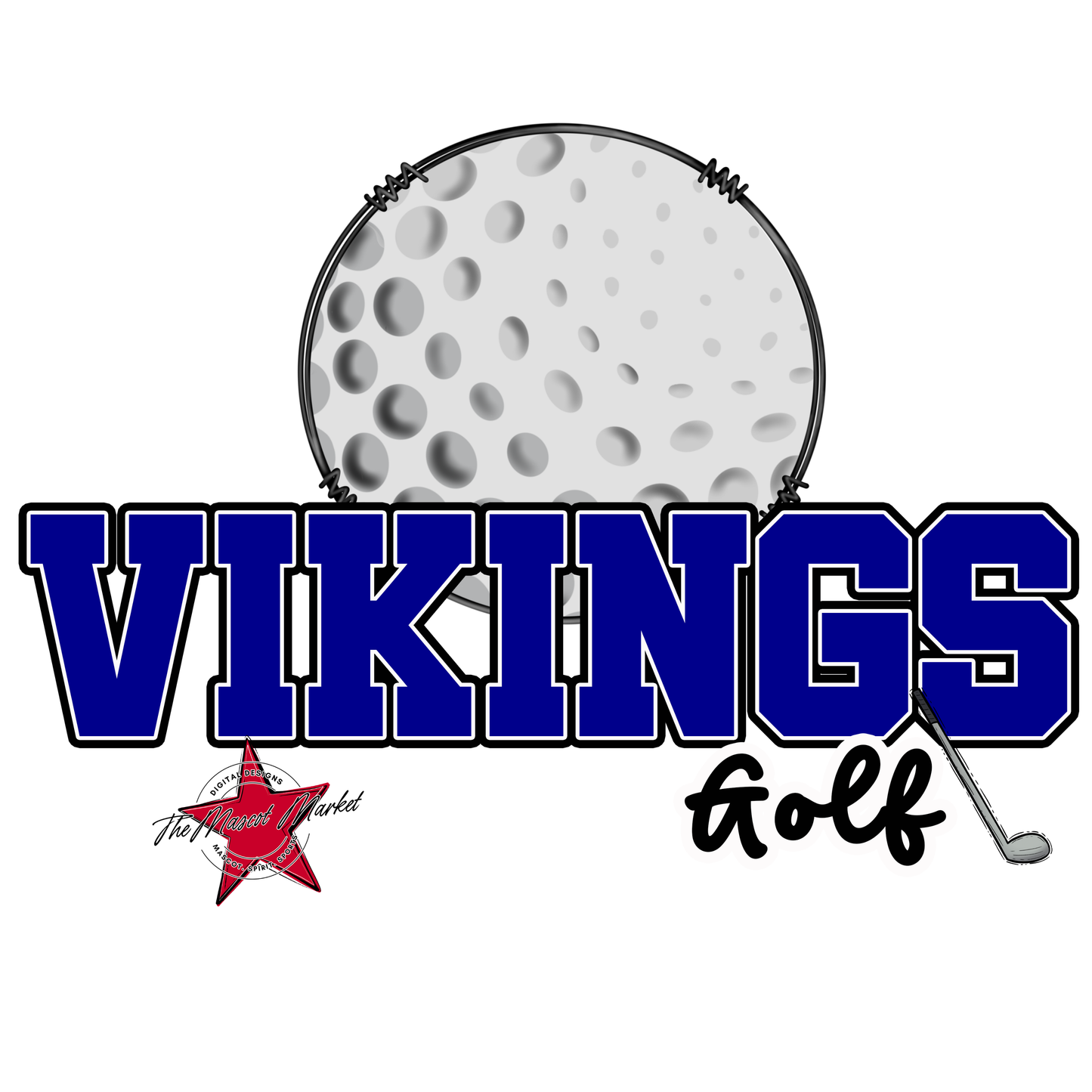 Vikings Varsity Golf-Blue
